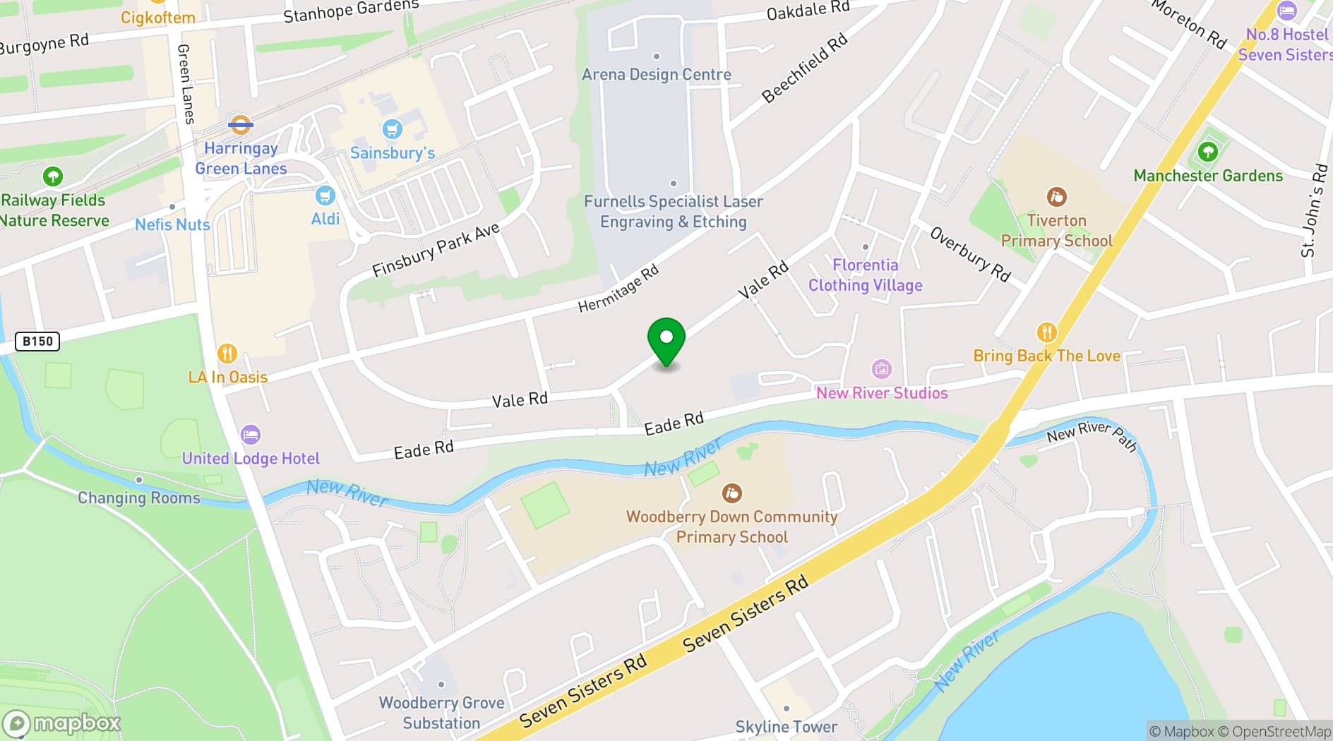 Map showing Low Profile