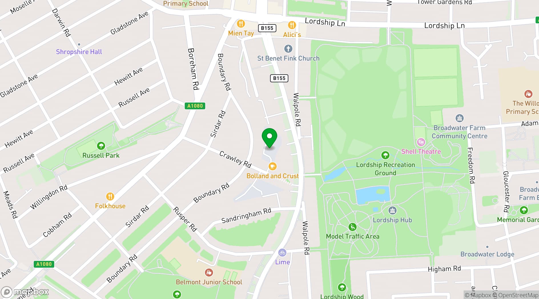 Map showing Smai House of Life