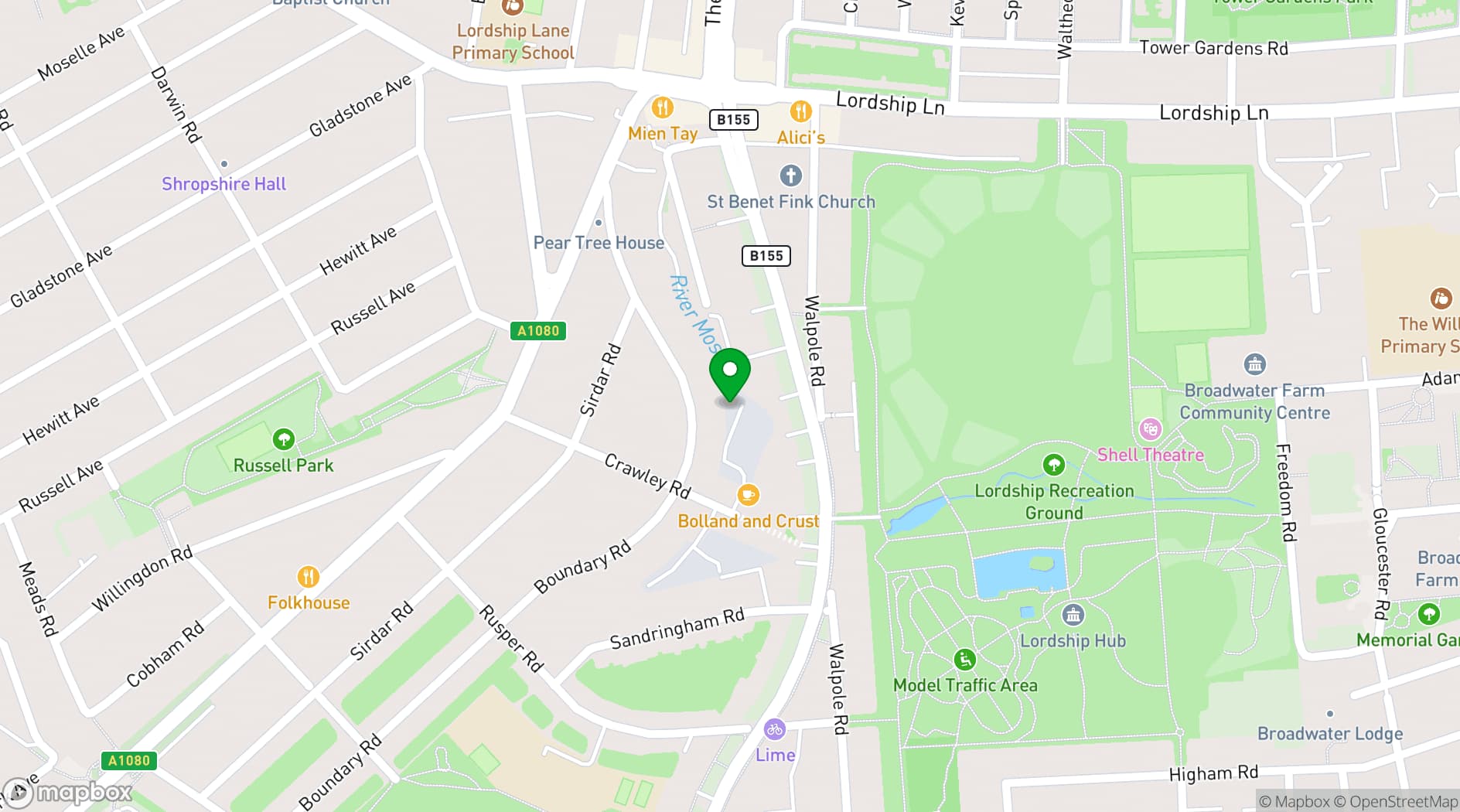 Map showing Ministry Of Dance