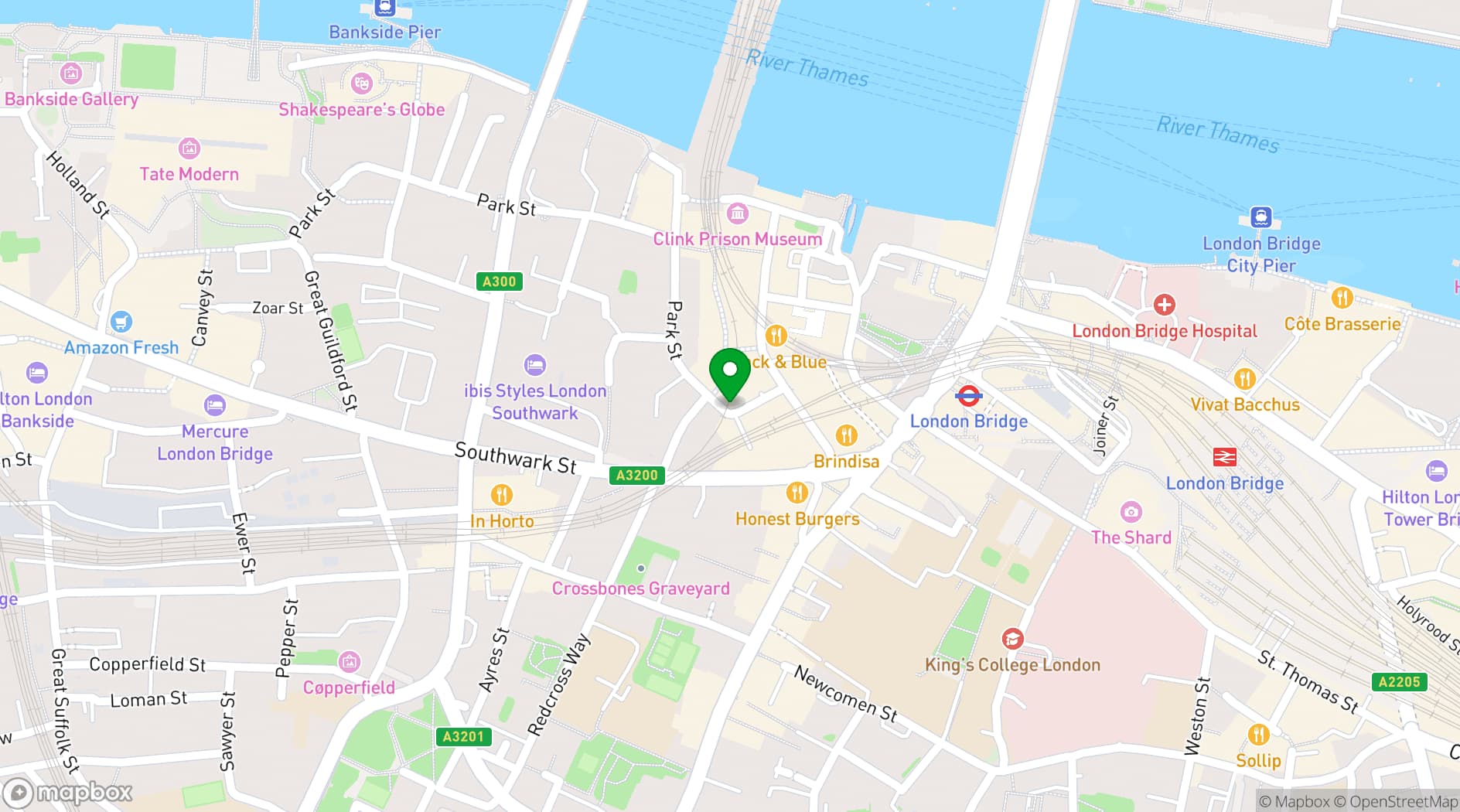 Map showing Bar Daskal