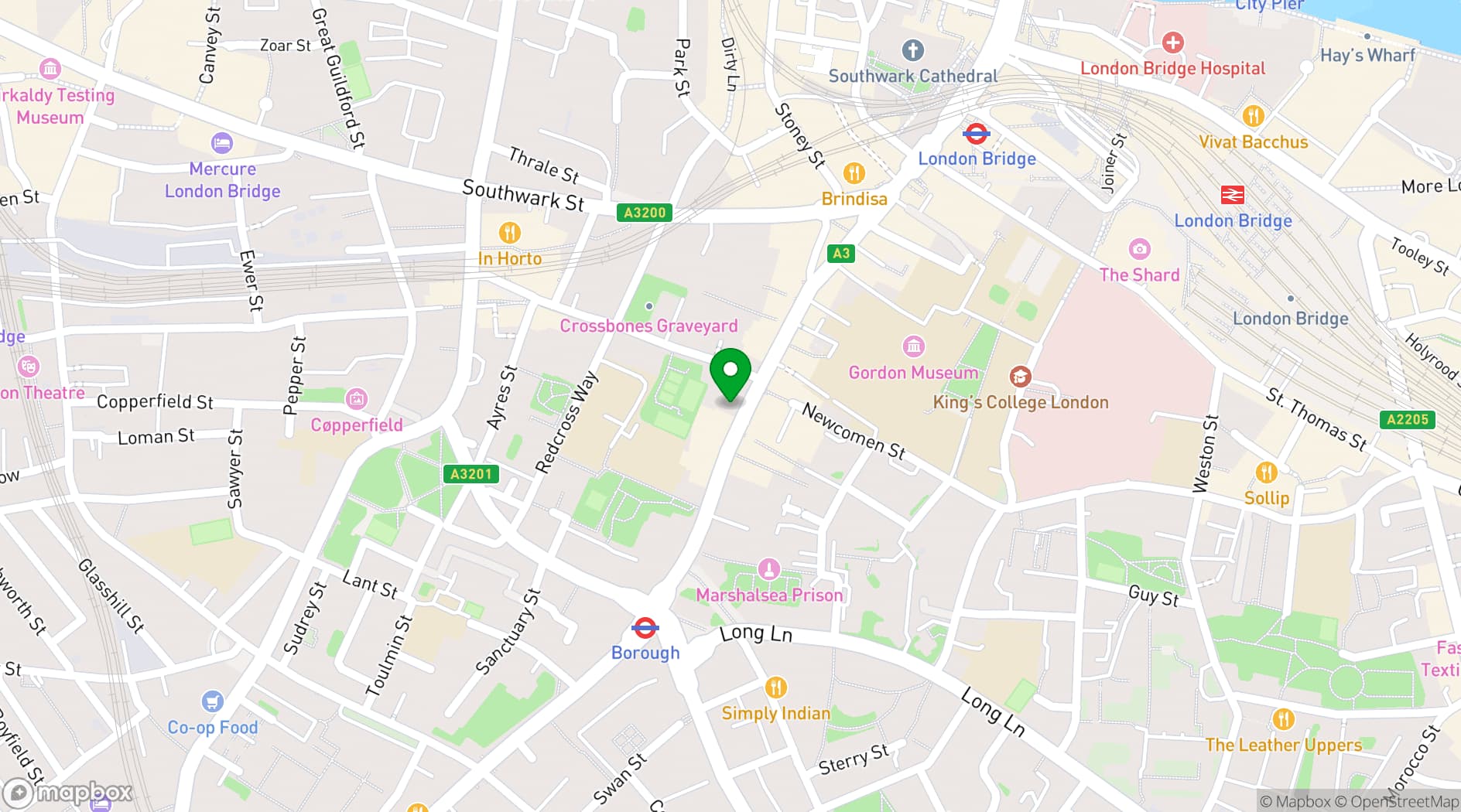 Map showing Phoenix House