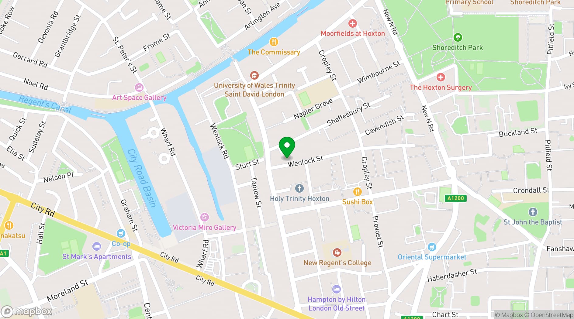Map showing Urban MBA
