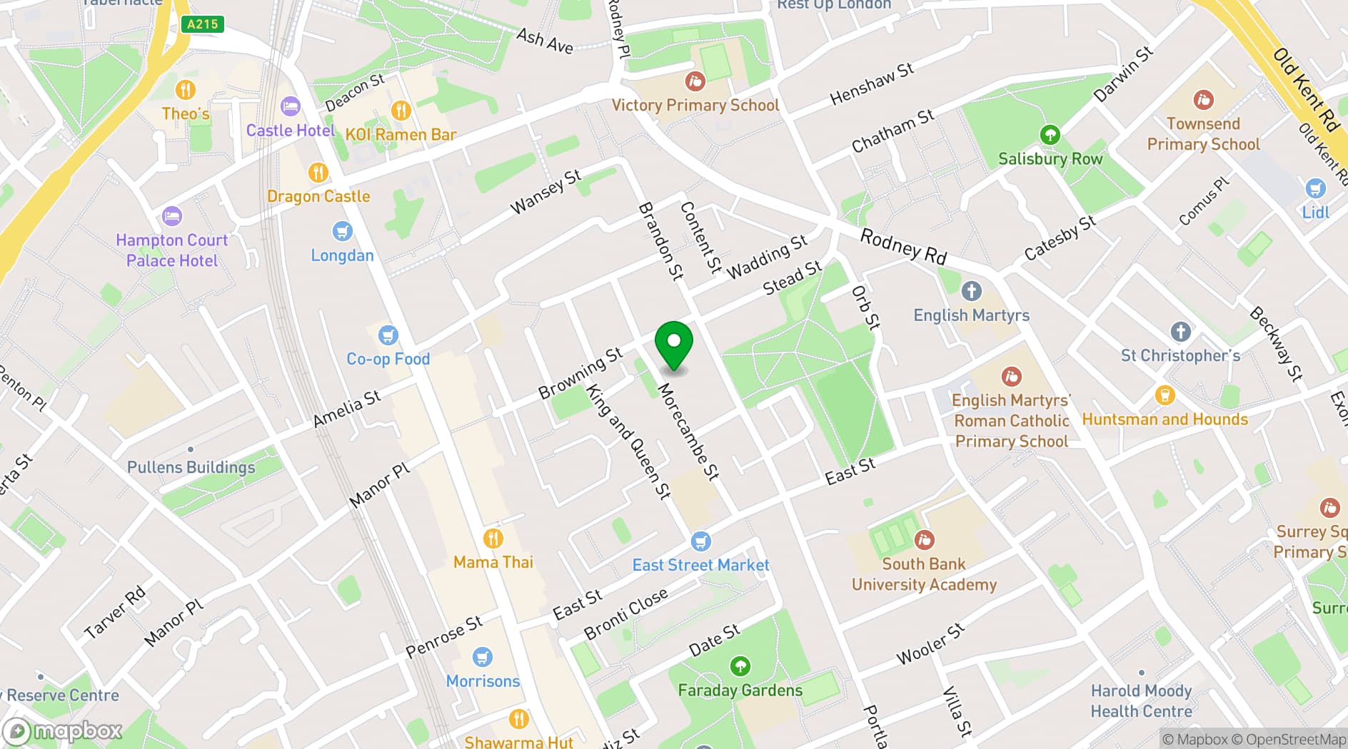 Map showing 9M Studios