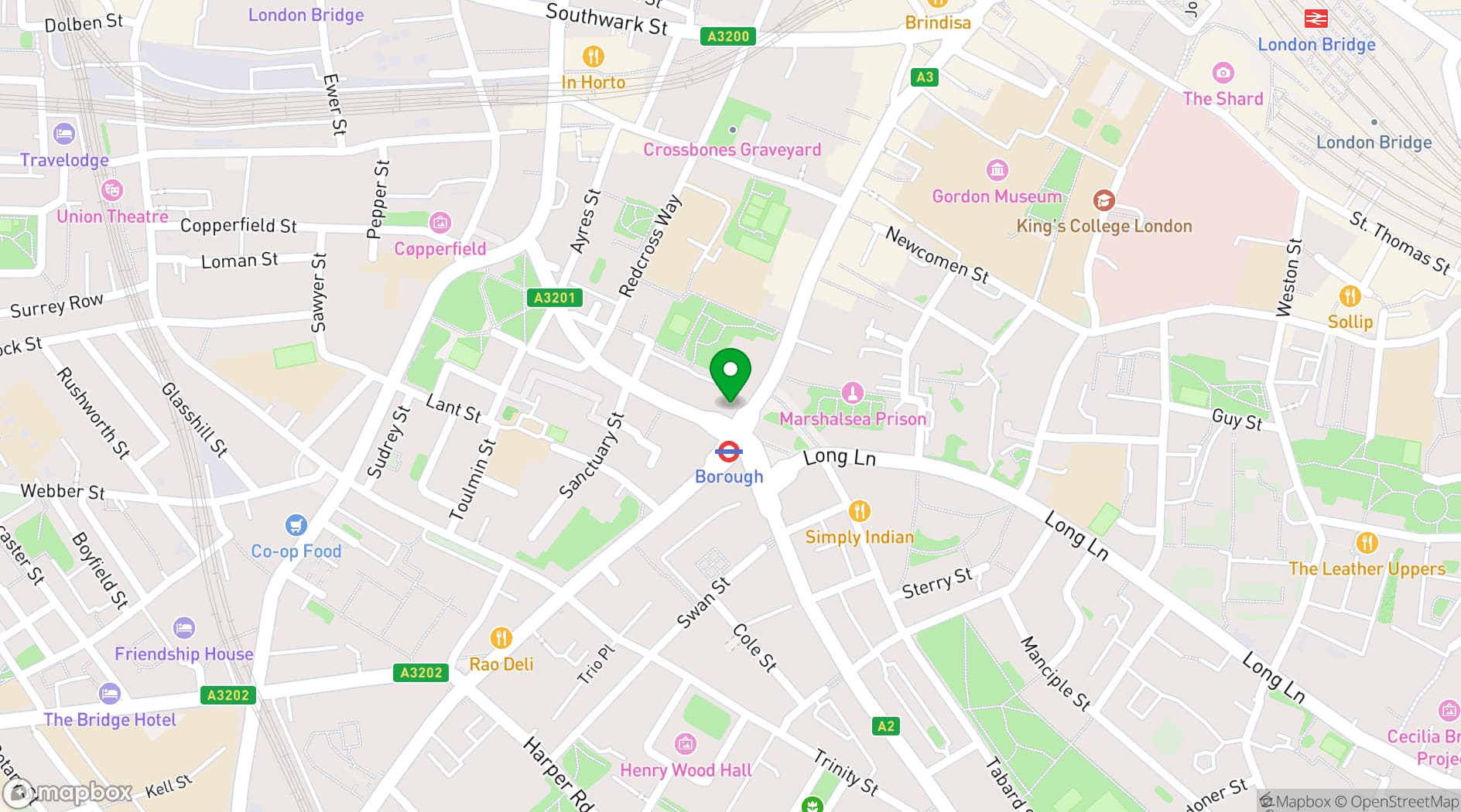 Map showing Fora Space