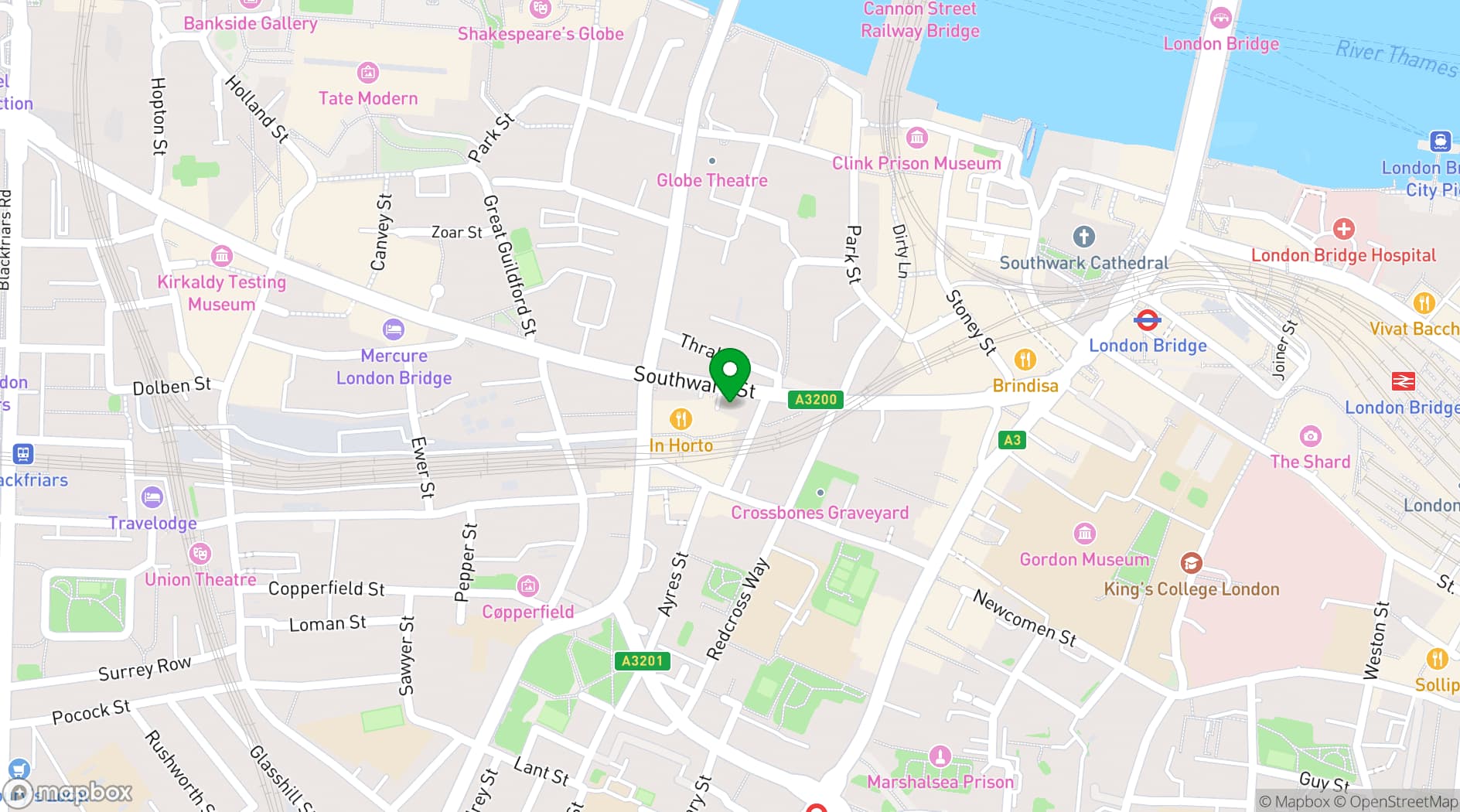Map showing Pyro