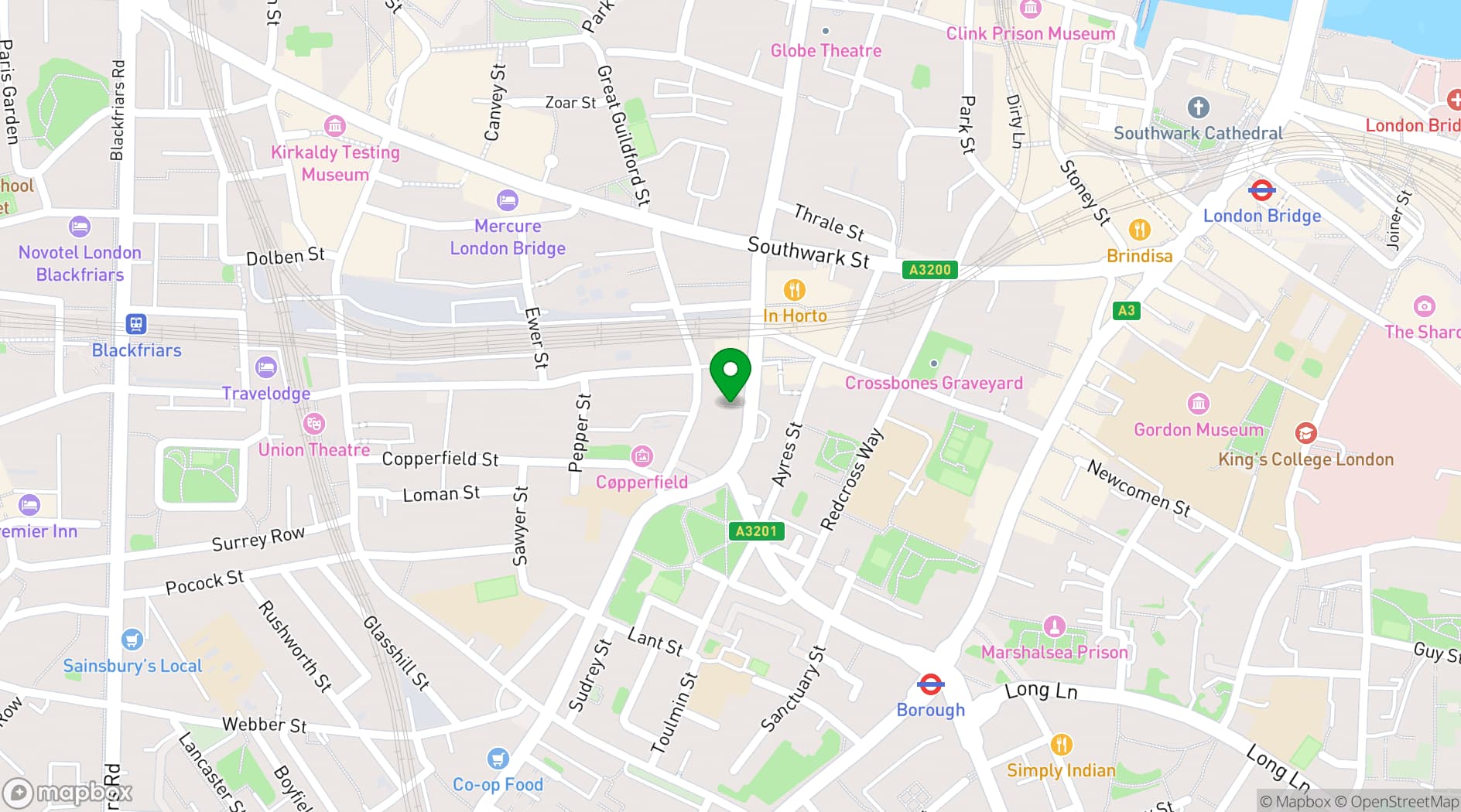 Map showing The Playhouse