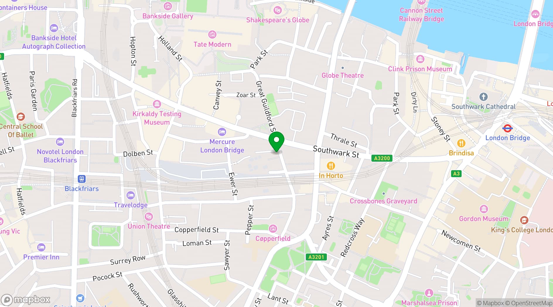 Map showing Brix  Ldn