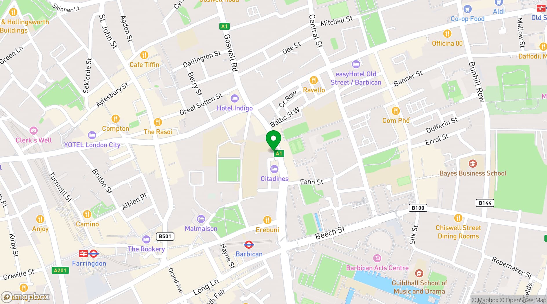 Map showing Beton by Spacemade