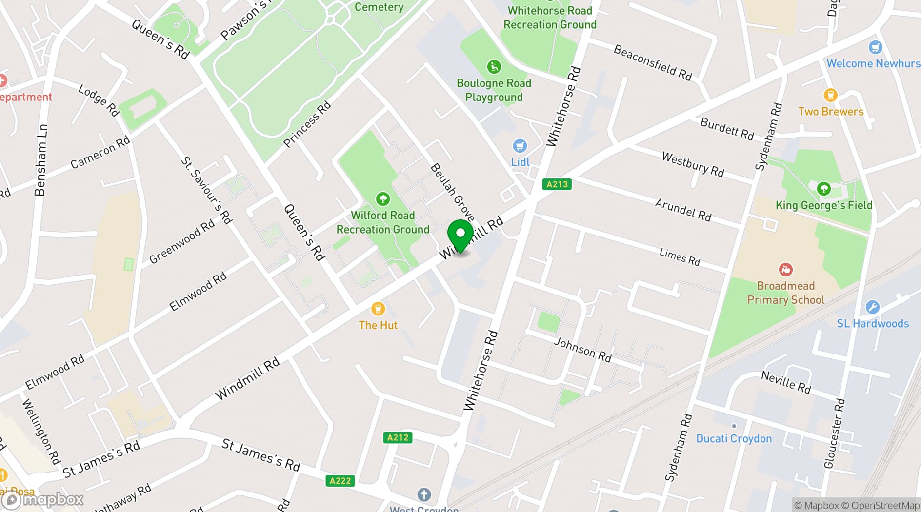 Map showing Square Root Business Centre