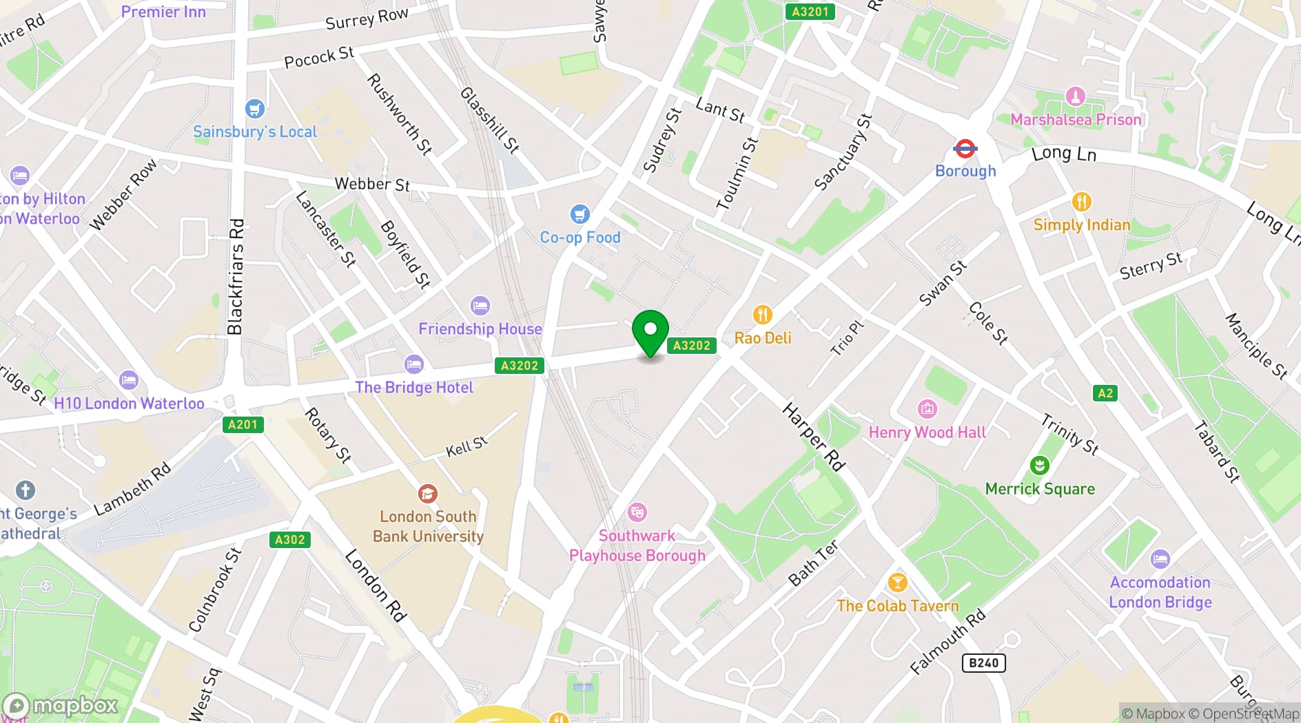 Map showing The Ministry