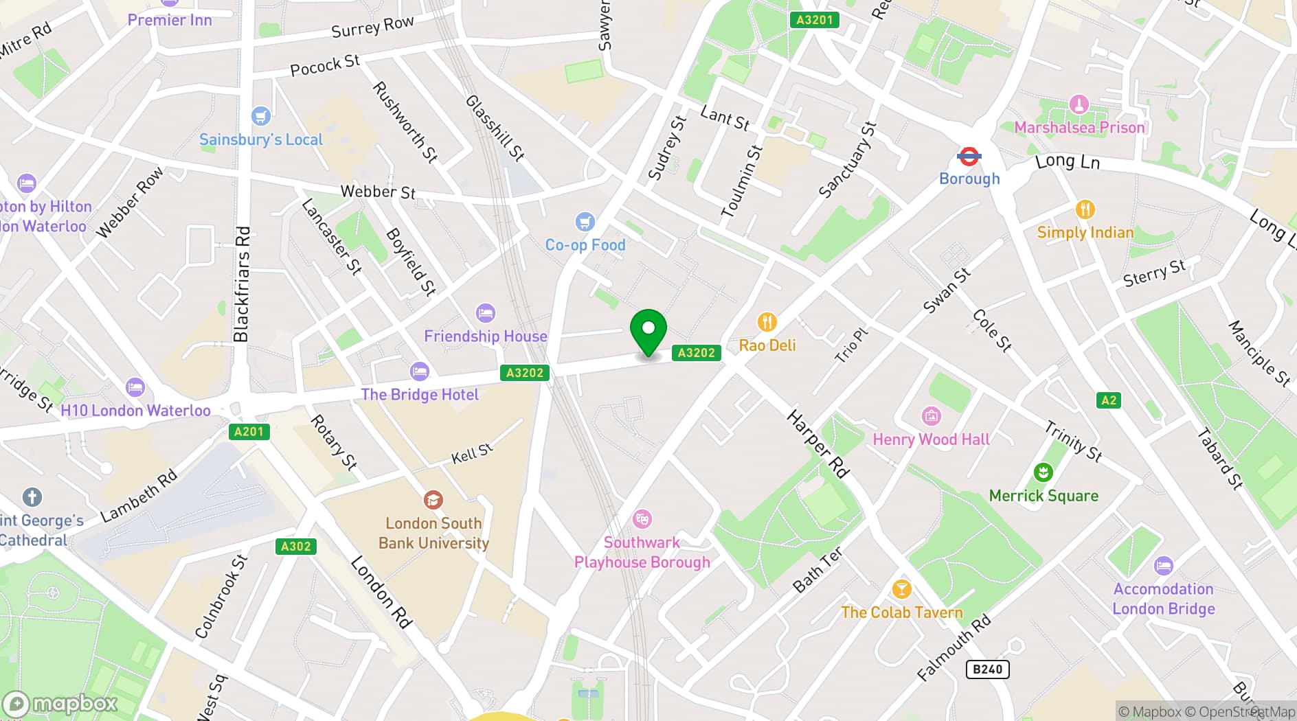 Map showing The Ministry 