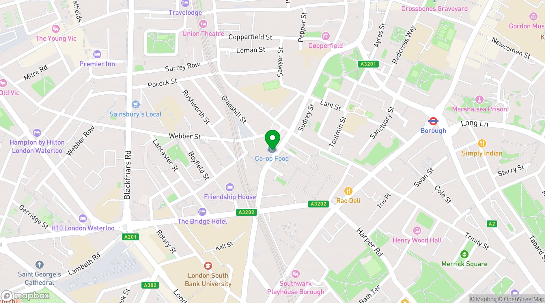 Map showing Interact