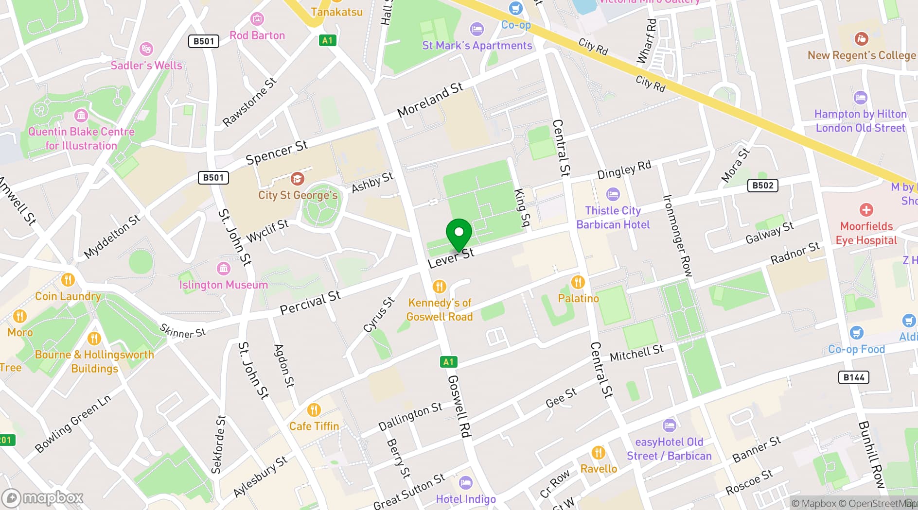 Map showing Poutstudios
