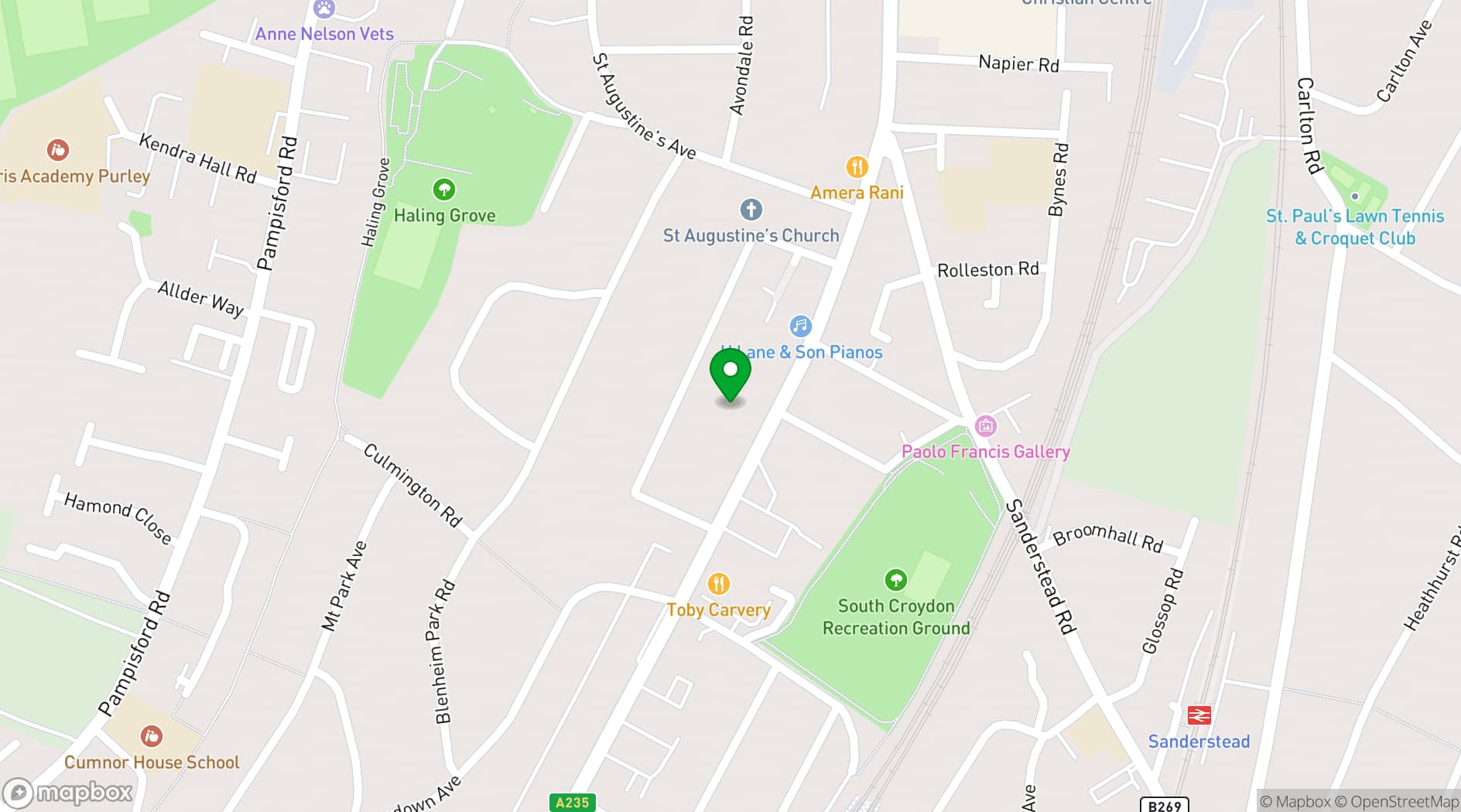 Map showing Collaborative One