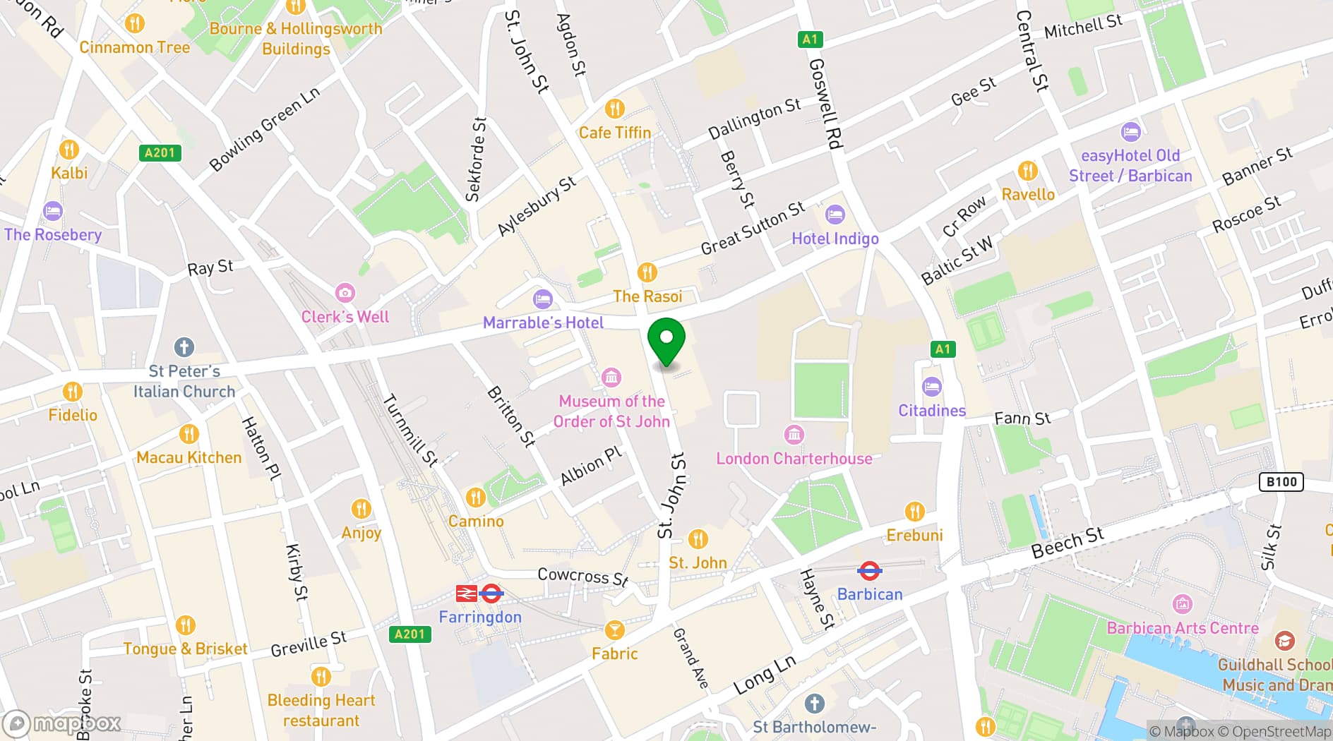 Map showing Luca