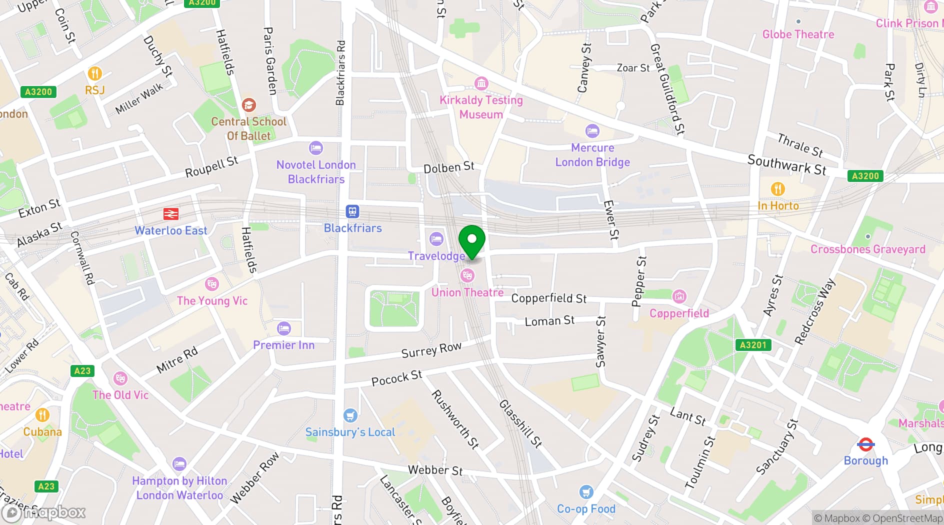 Map showing The Little Studio