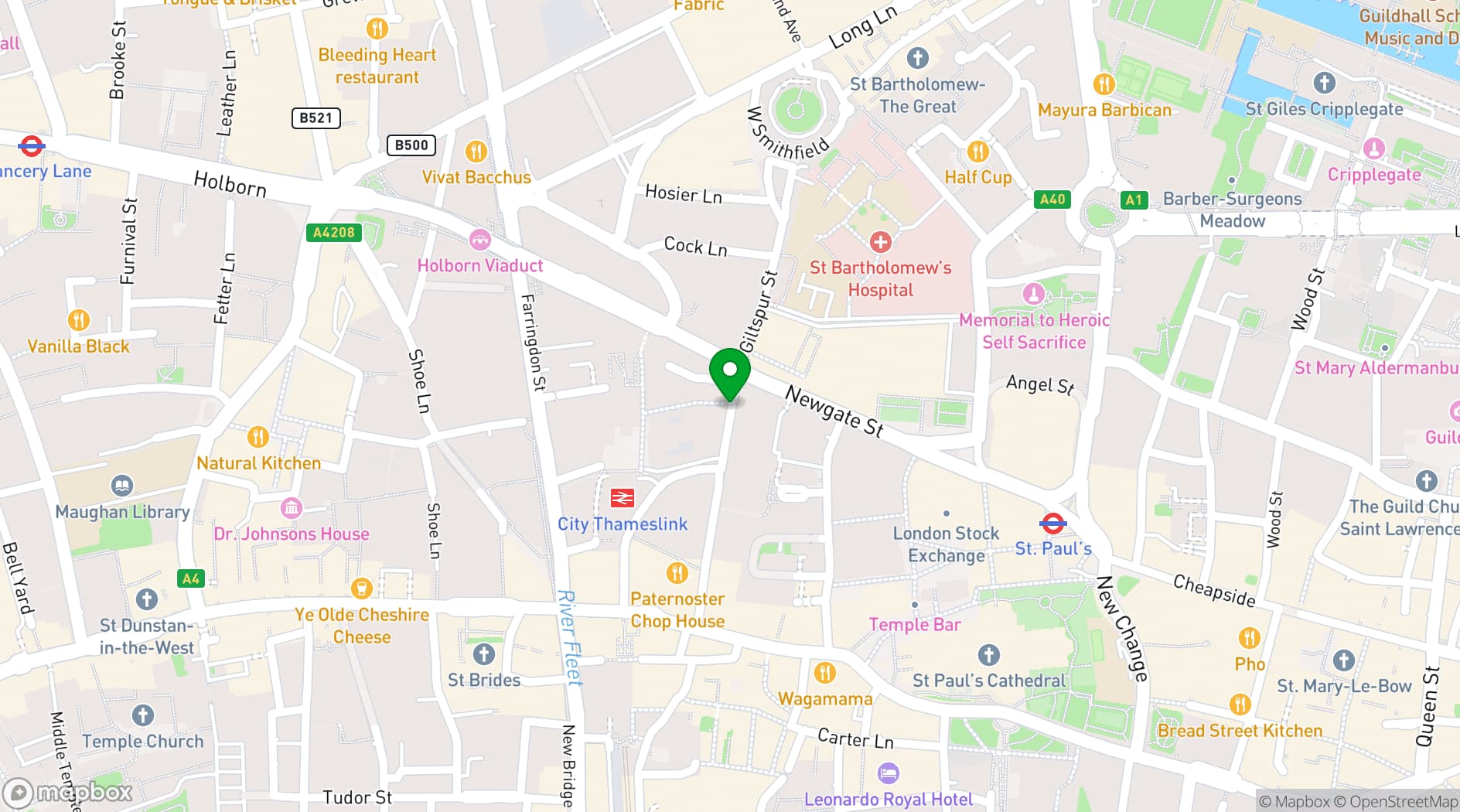 Map showing Magpie & Stump