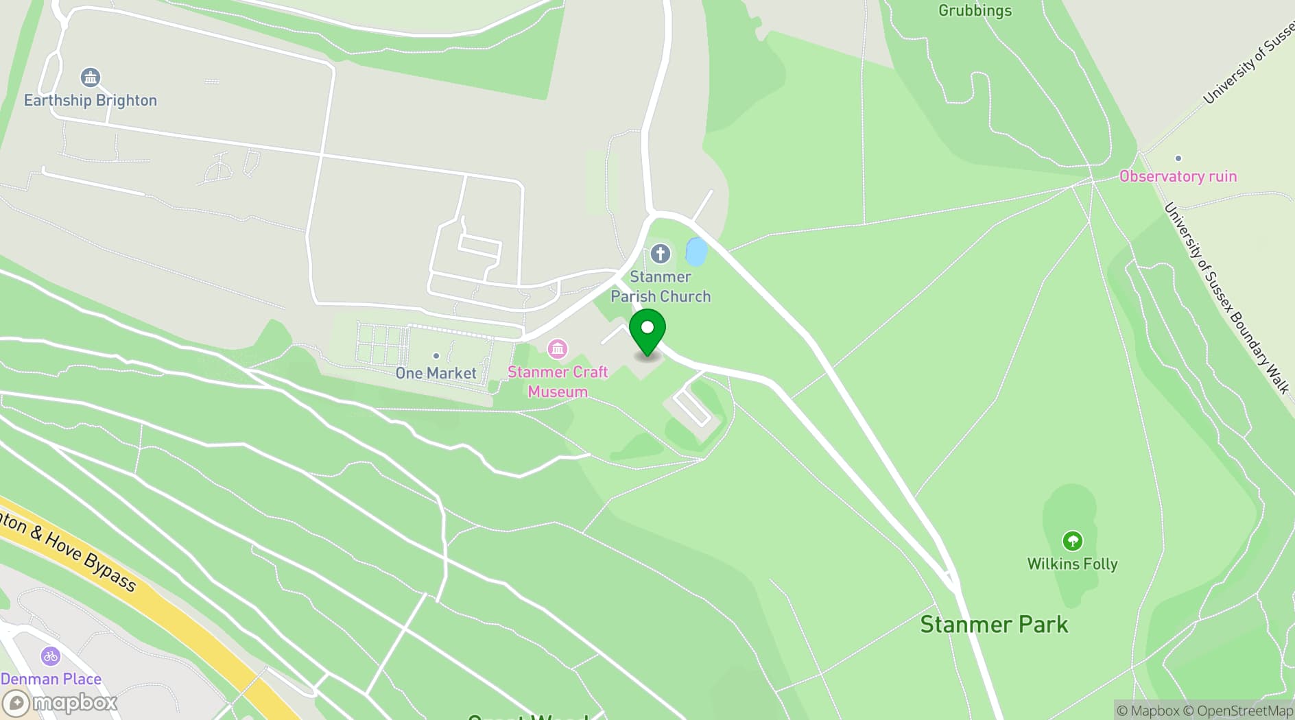 Map showing Proud Country House