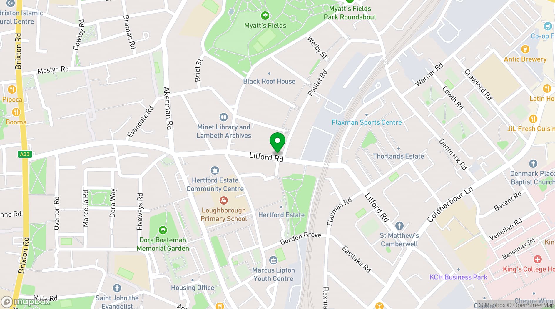 Map showing The Remakery
