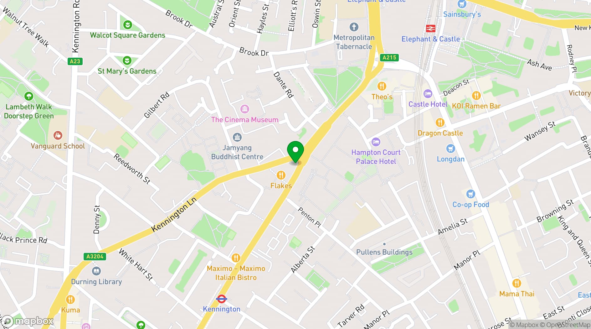 Map showing Toulouse Lautrec