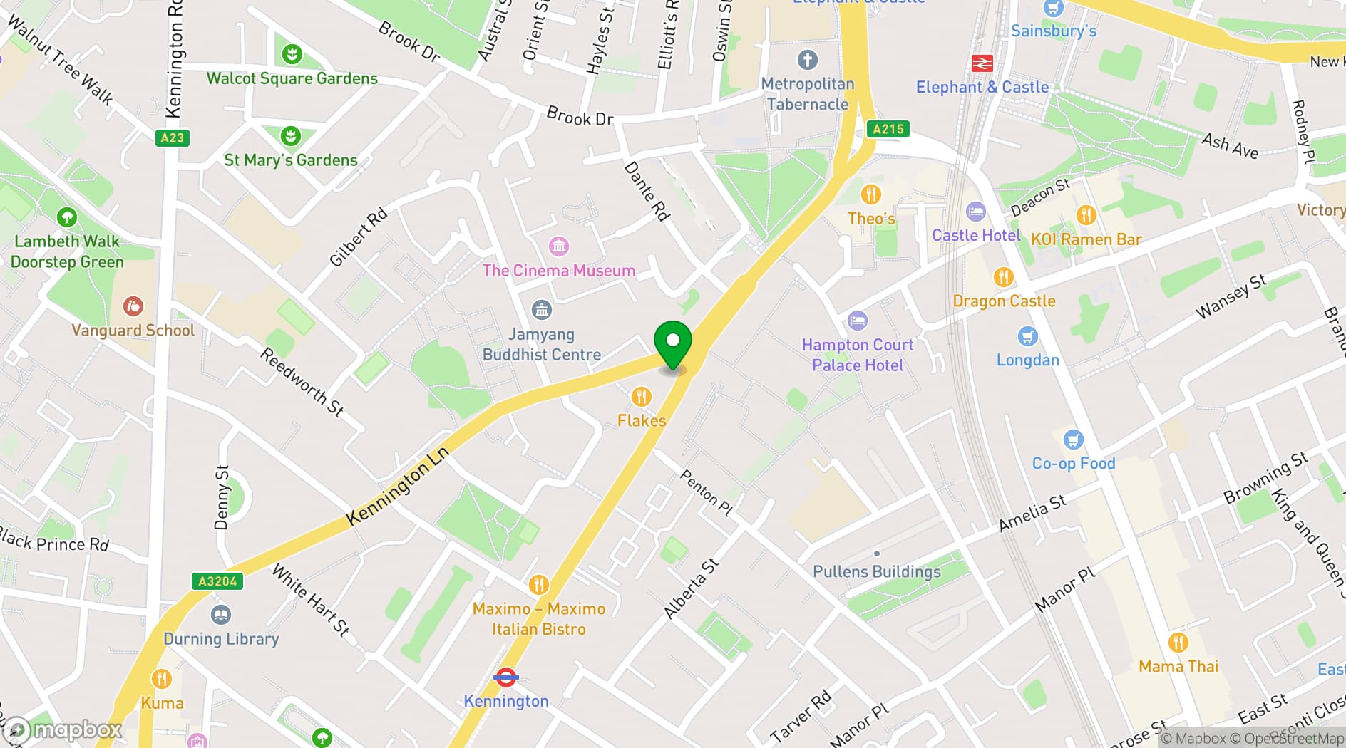 Map showing Toulouse Lautrec