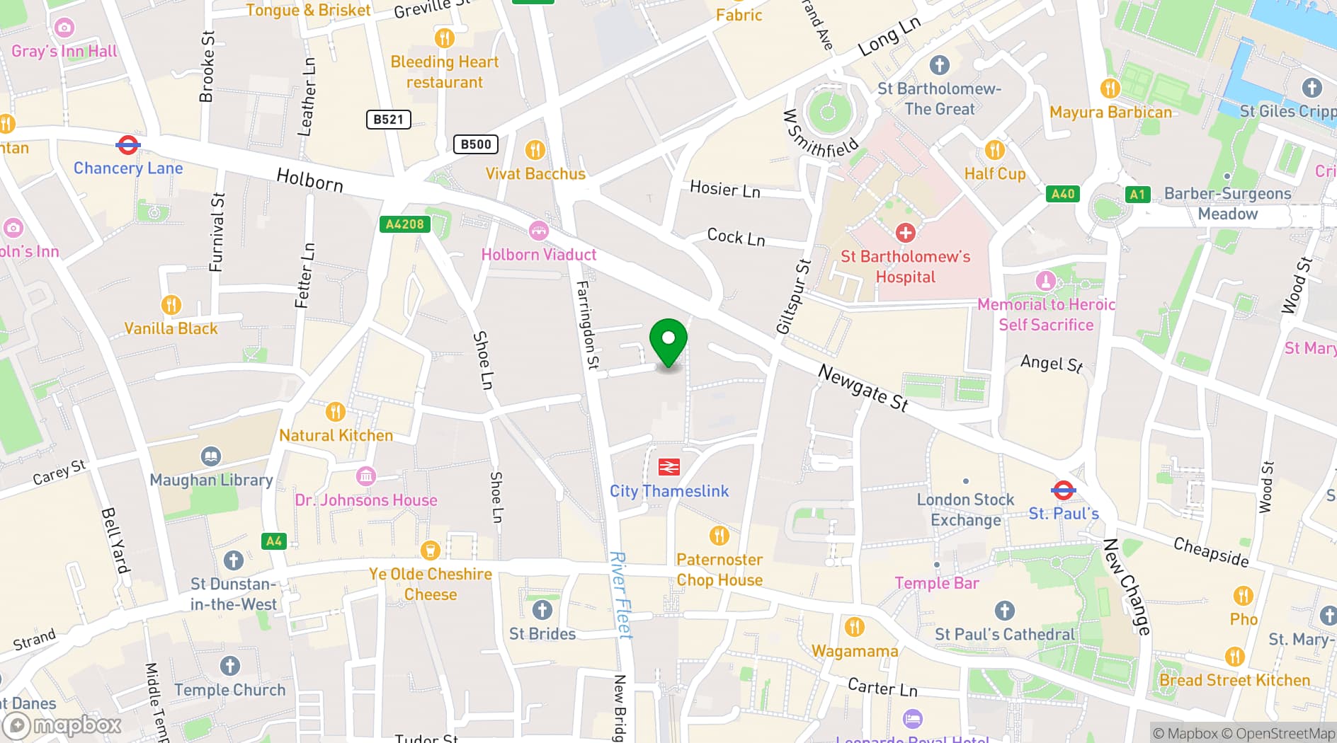 Map showing The Conductor