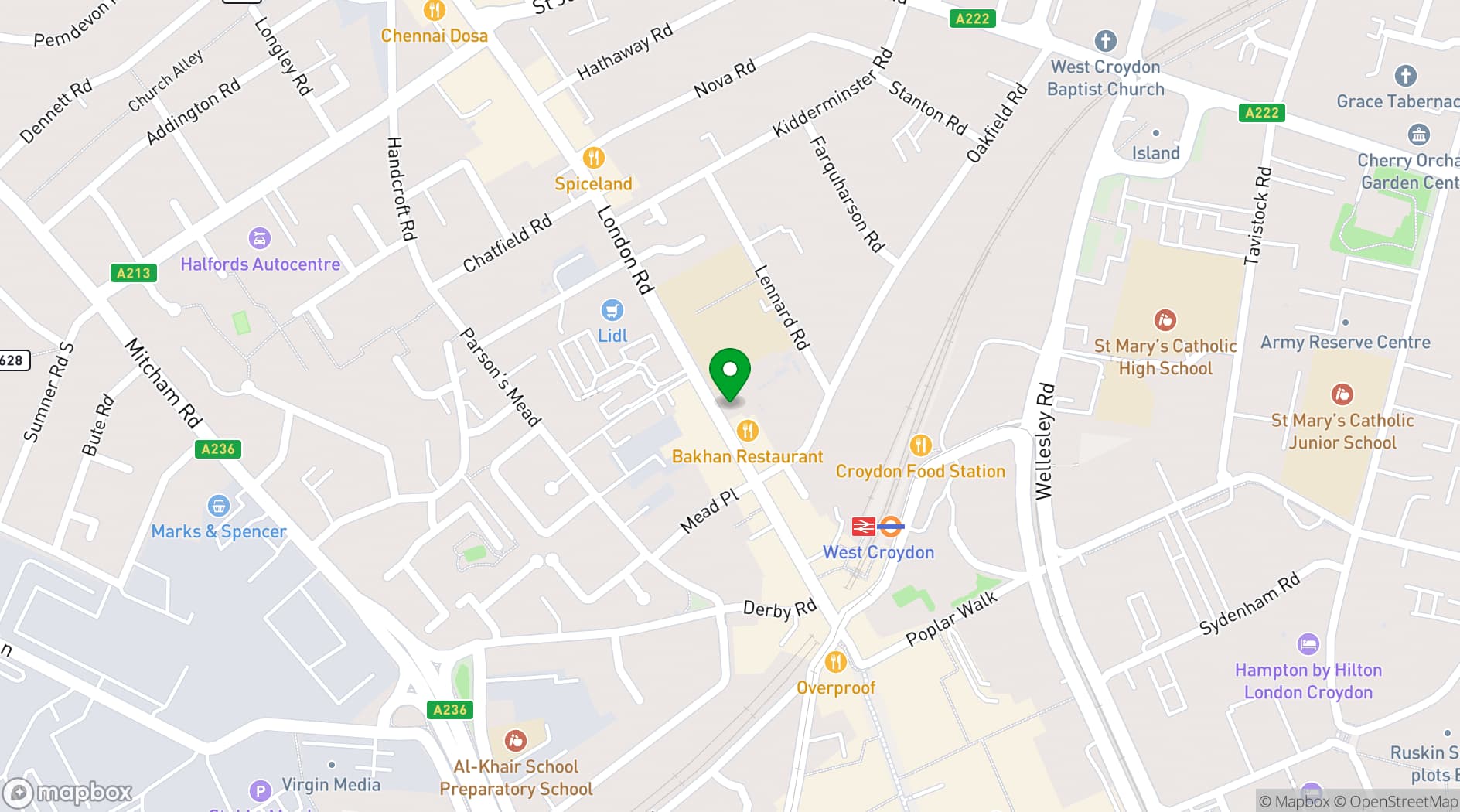 Map showing CVA Resource Centre