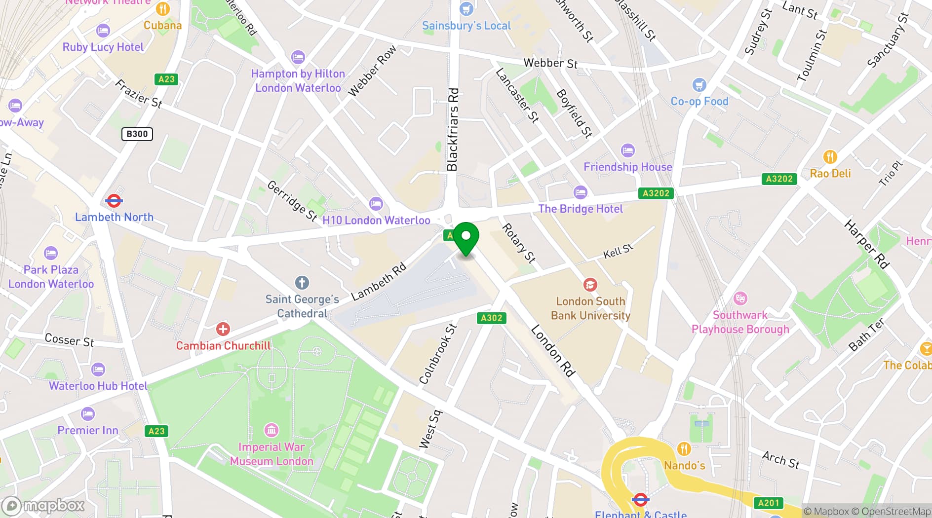 Map showing Paladar