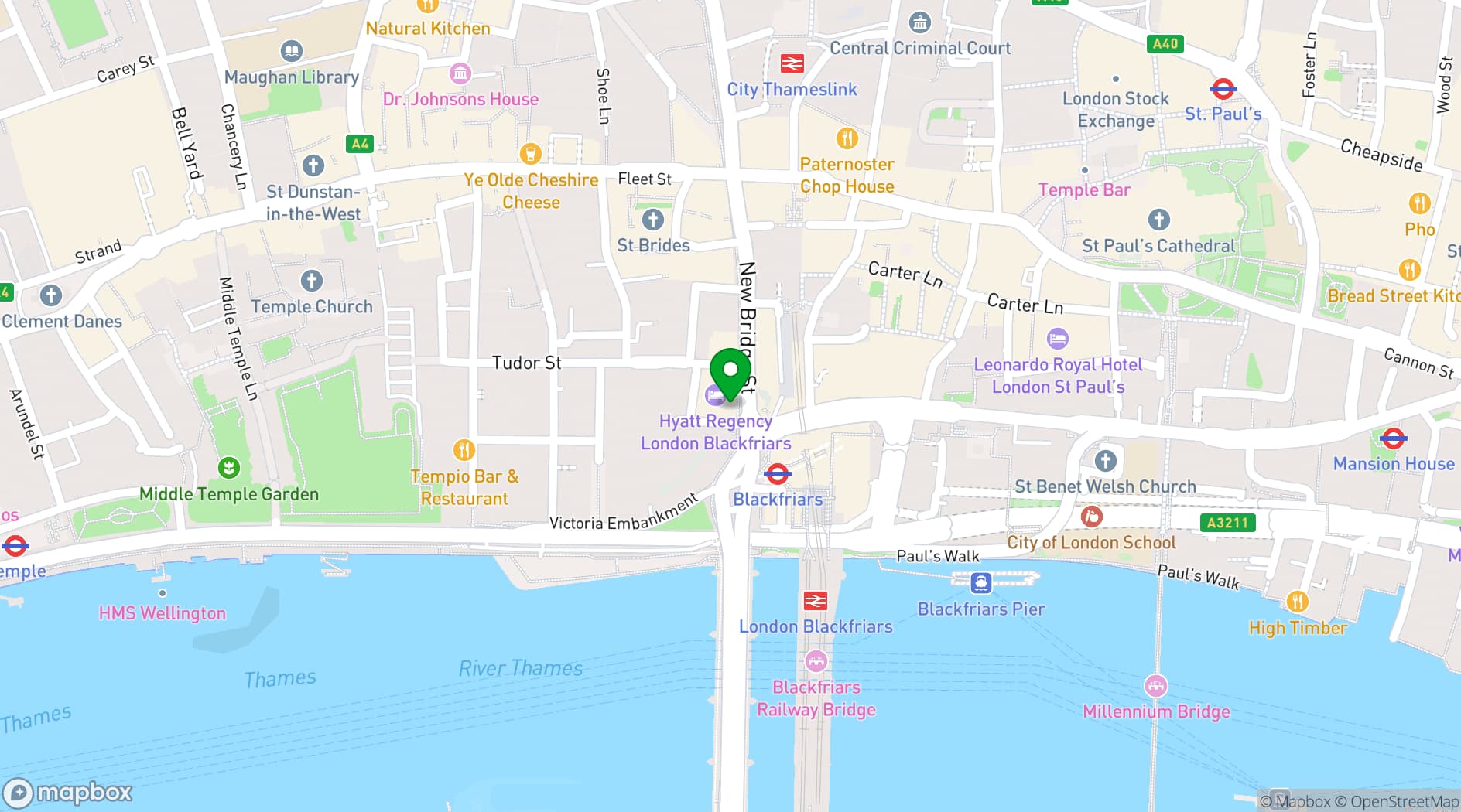 Map showing Leaf & Cane