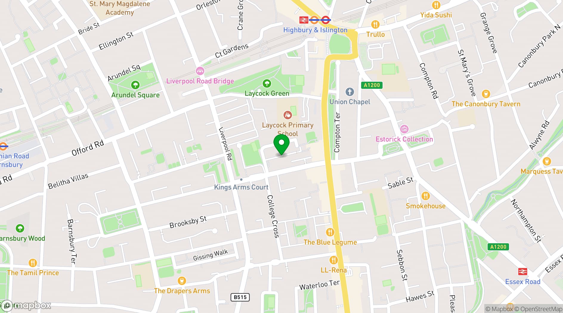 Map showing Reformer Pilates Studio