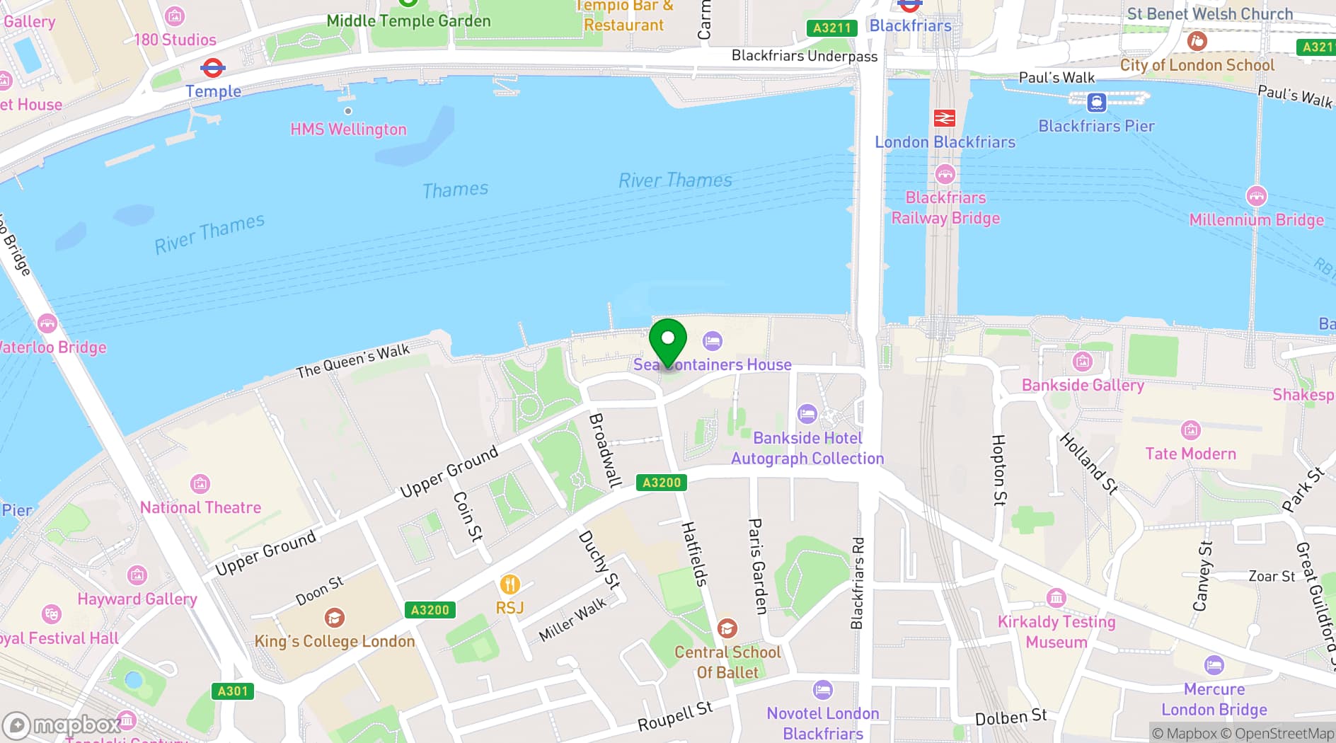 Map showing The W8ful Eight