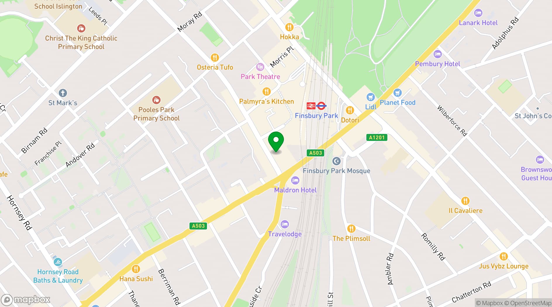 Map showing Space4
