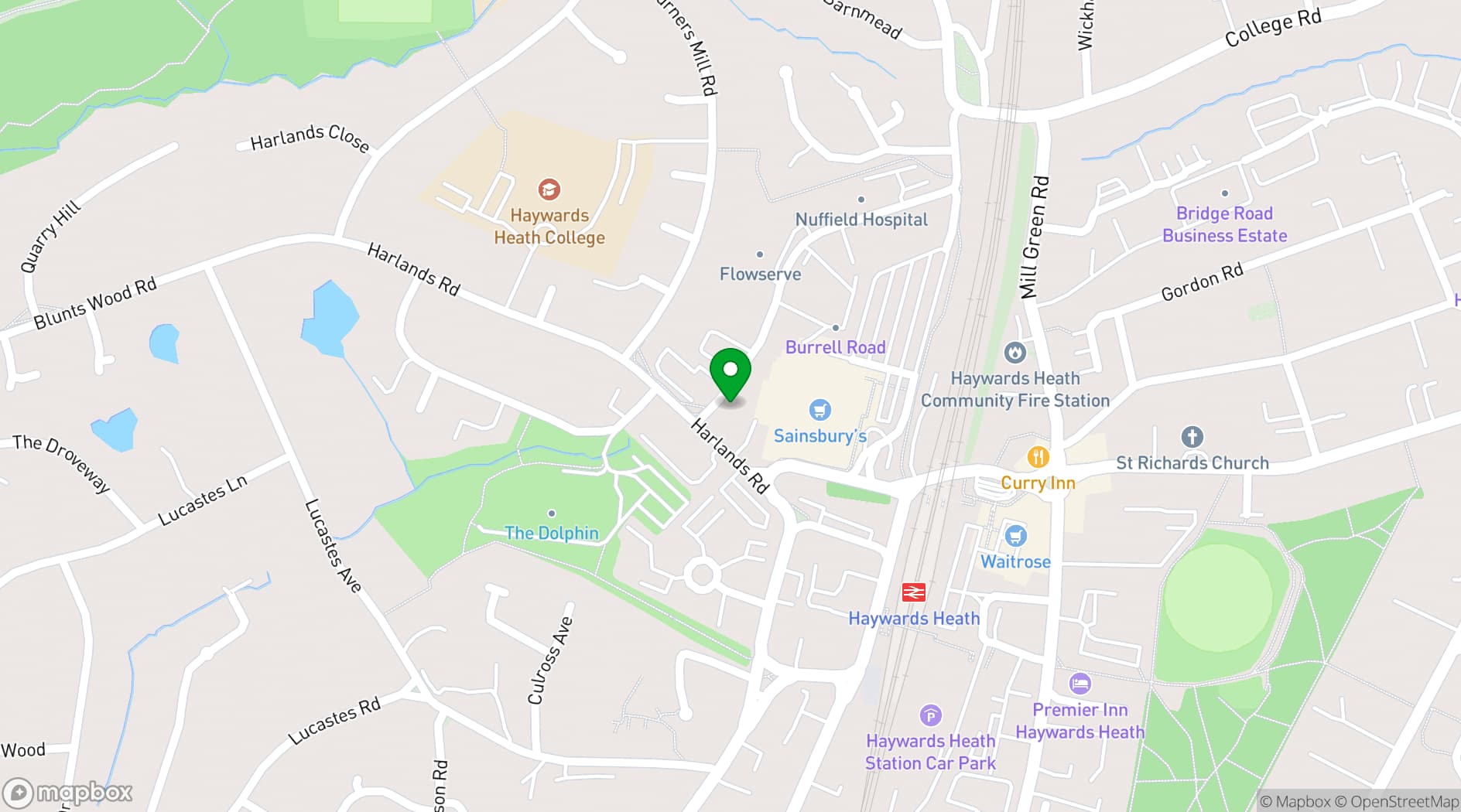 Map showing Eden House