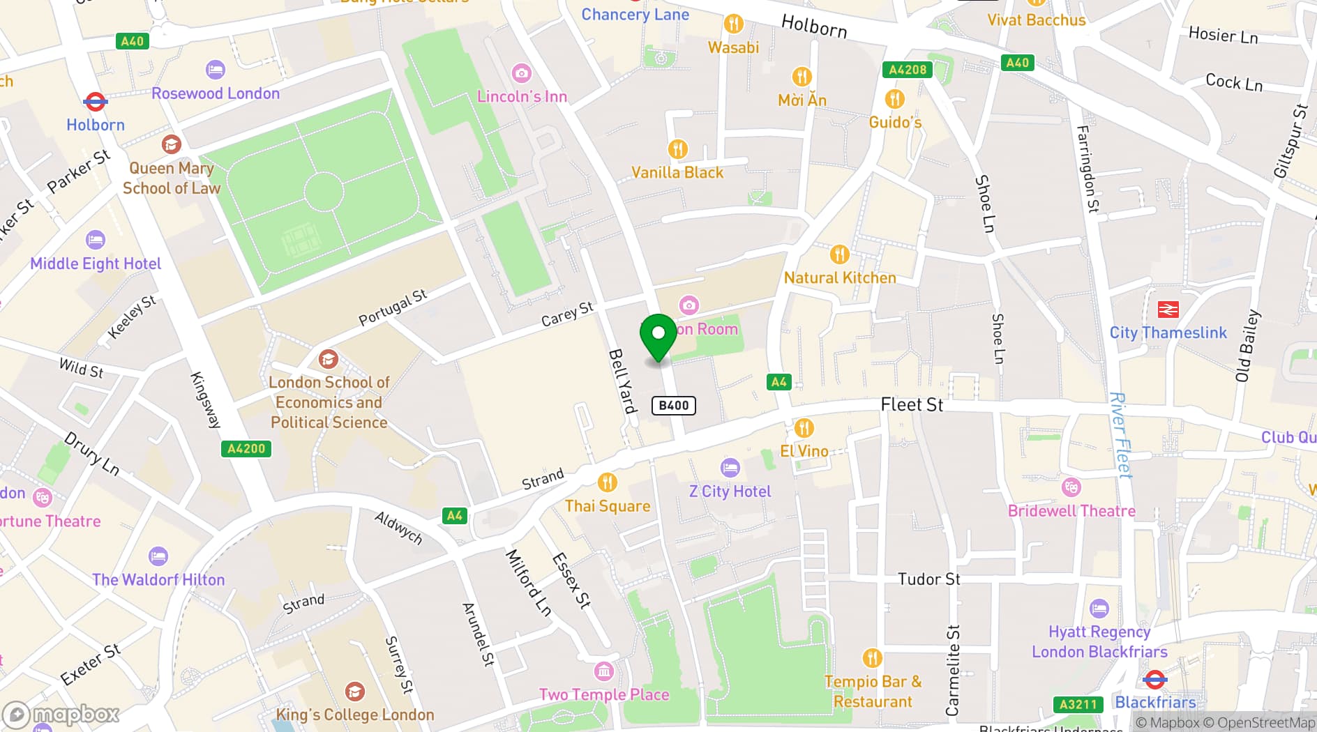 Map showing Baranis (london)
