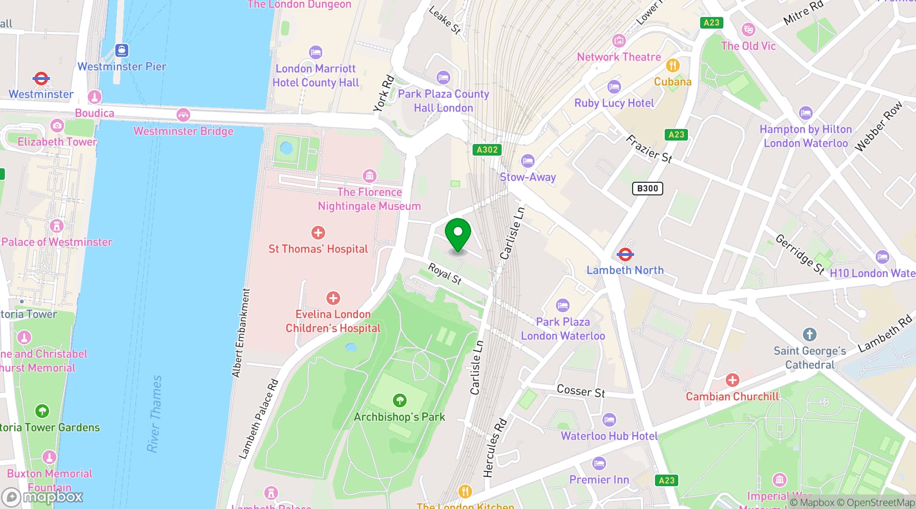 Map showing Health Foundry