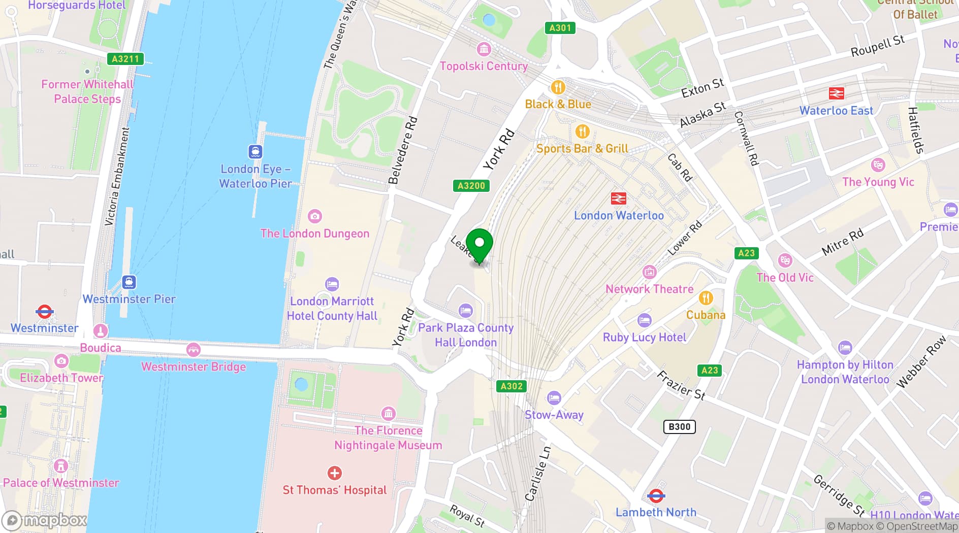 Map showing Aures London 
