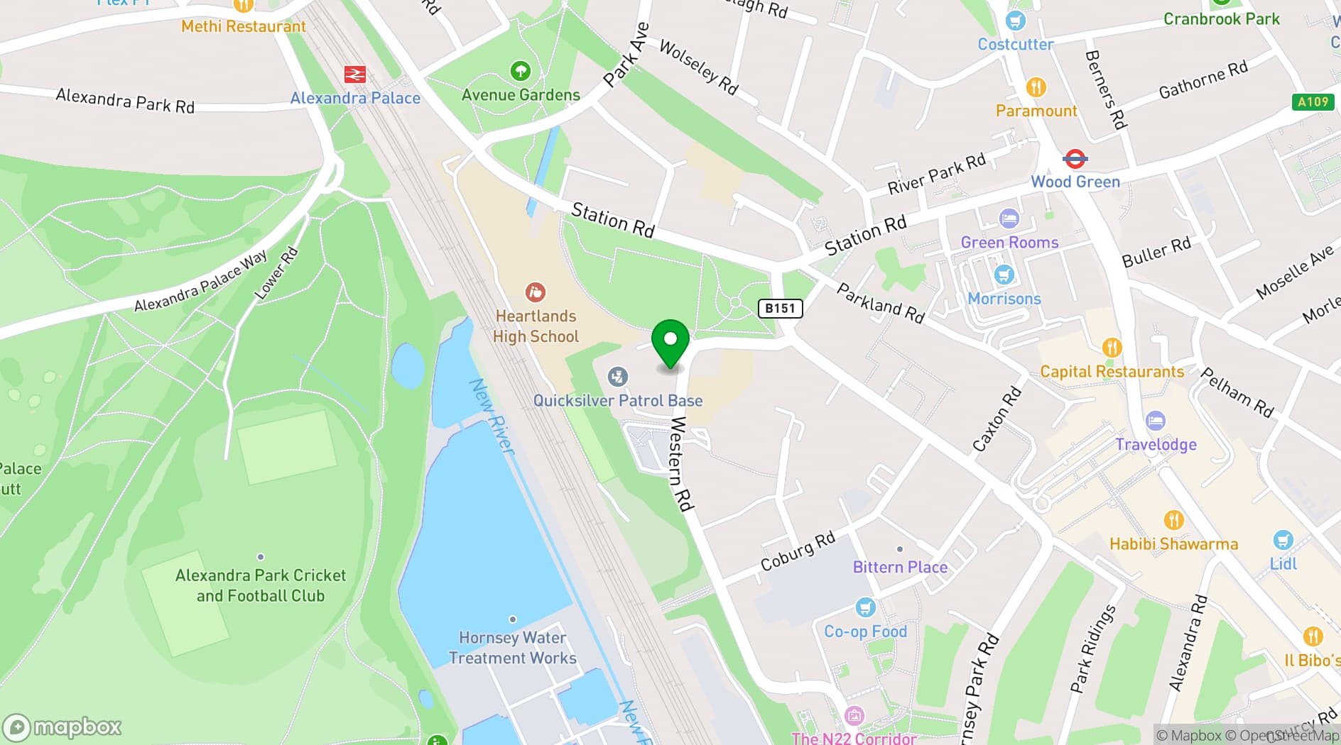 Map showing Decorium
