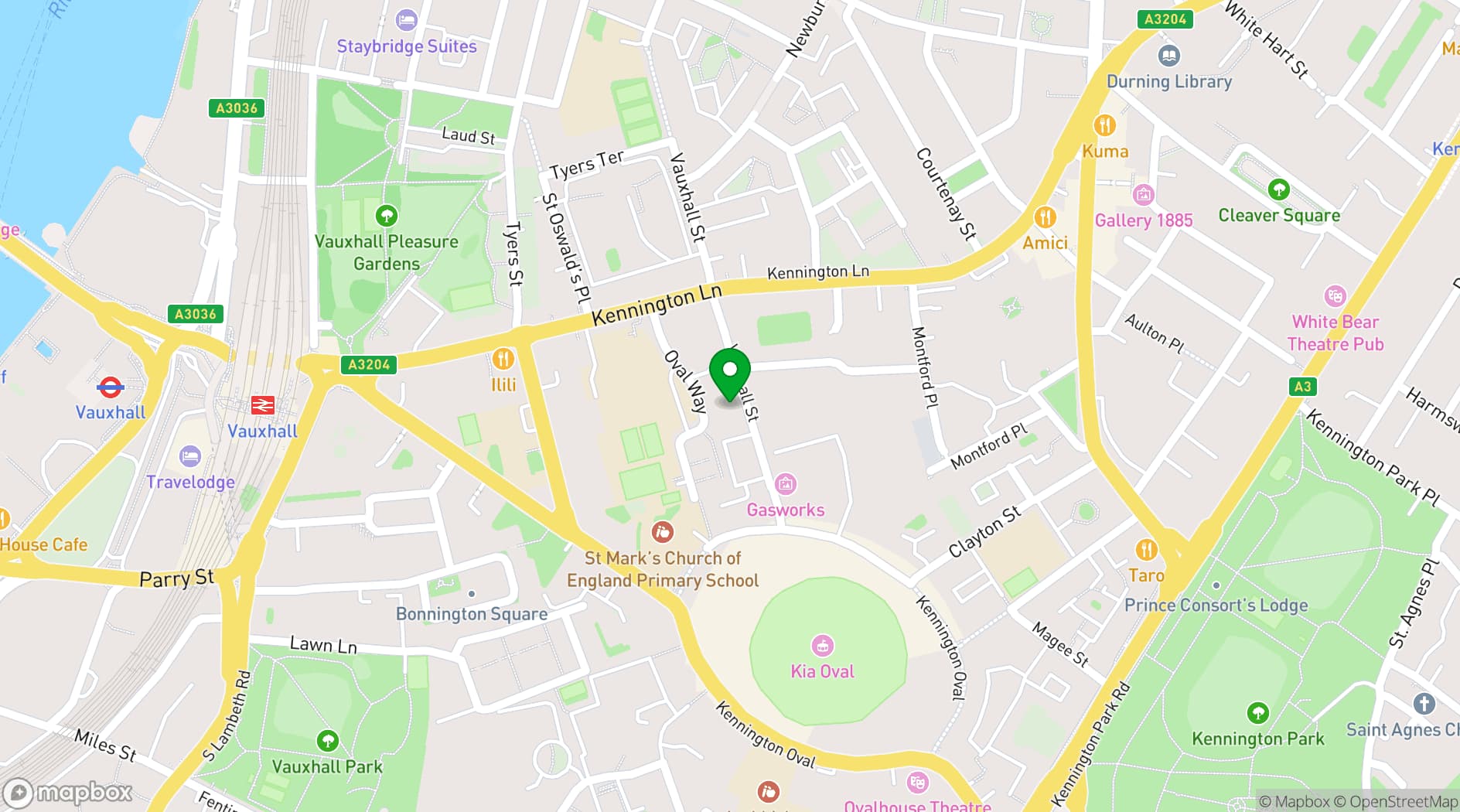 Map showing The Foundry