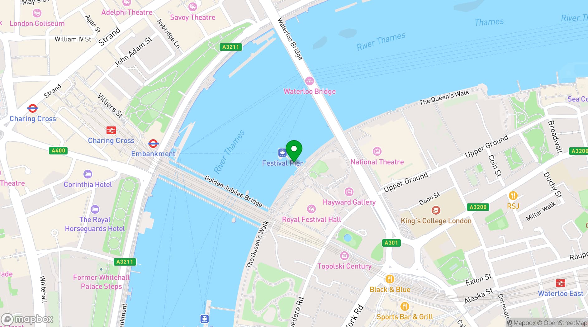 Map showing MV Arcadian King Edward
