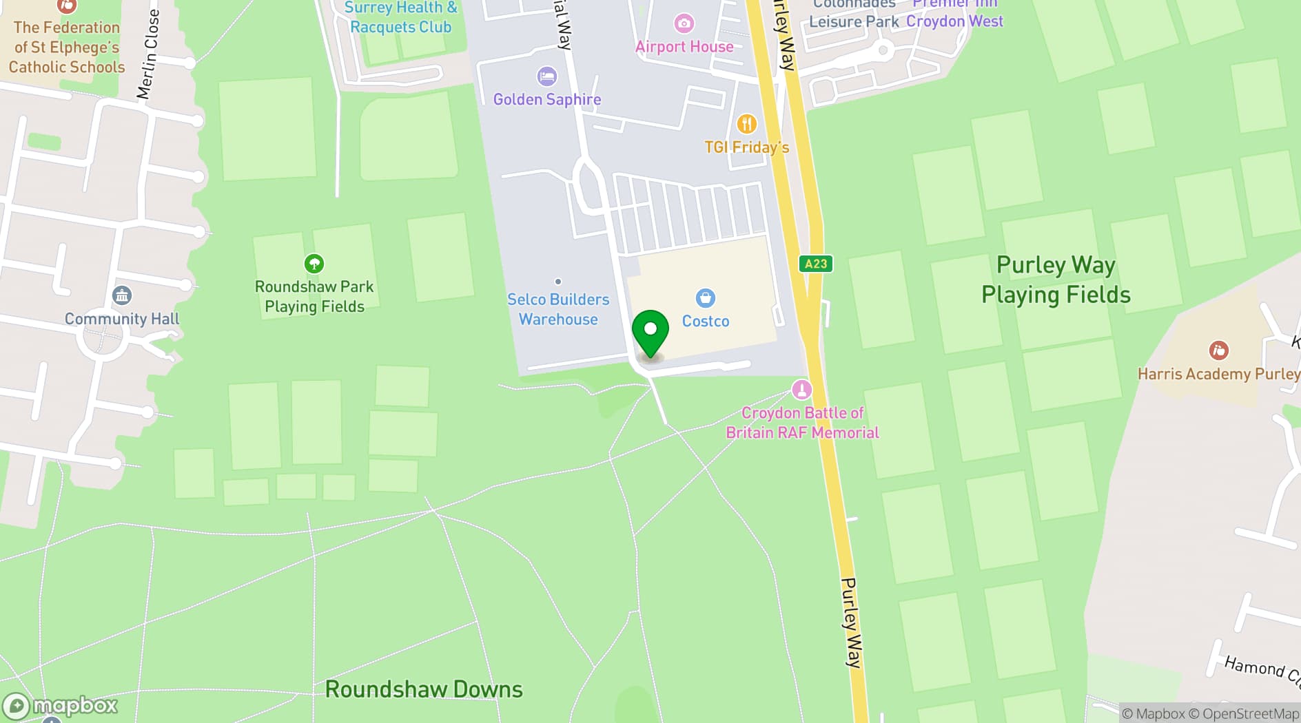Map showing Moonlight Banqueting Suite