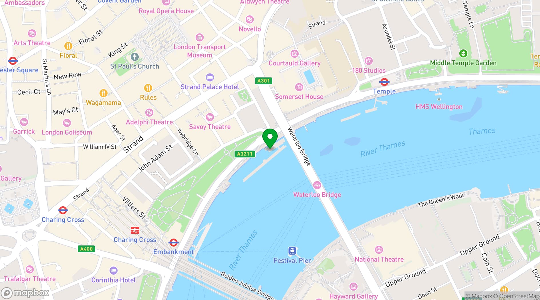 Map showing Driftwoods