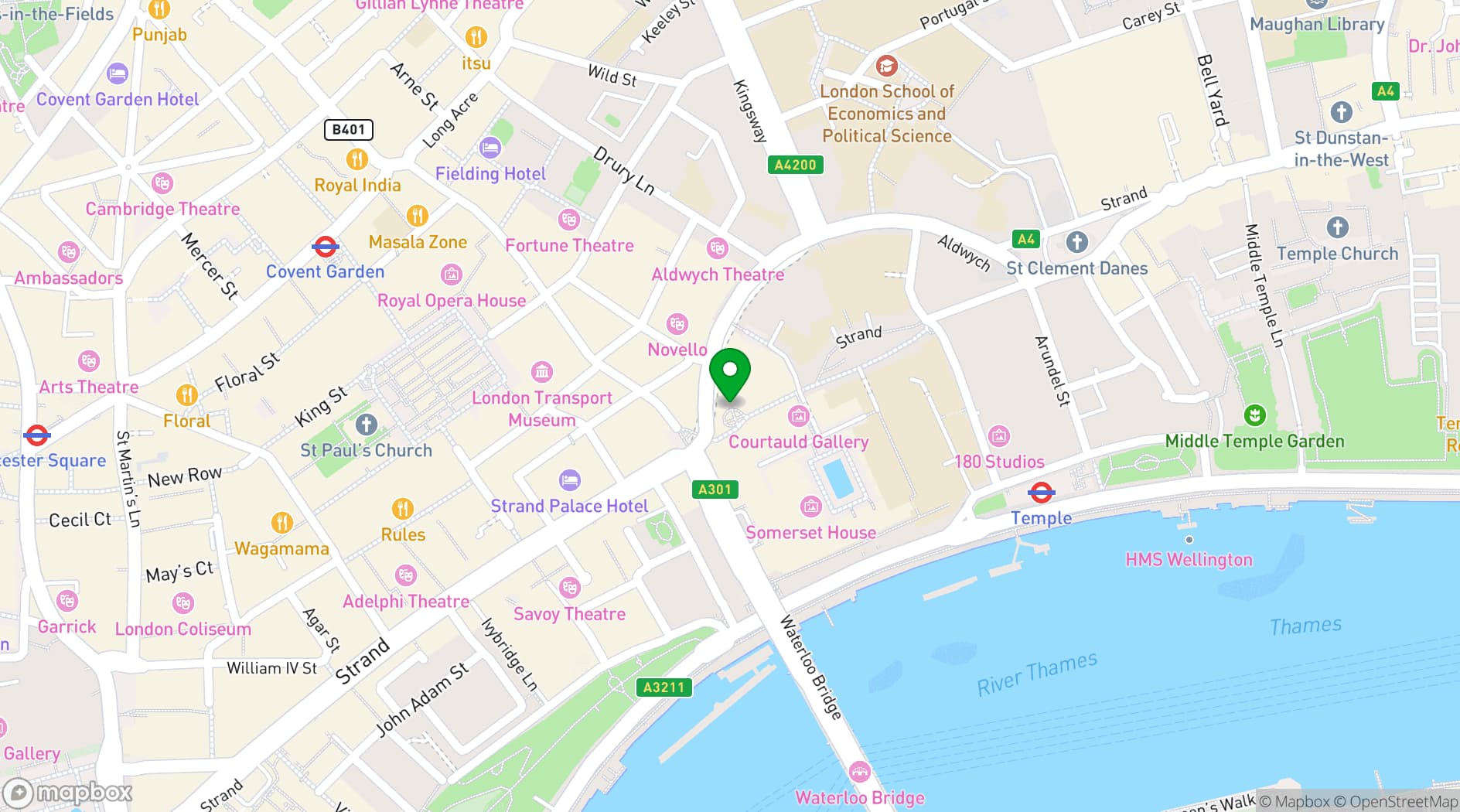 Map showing Radio Rooftop London 