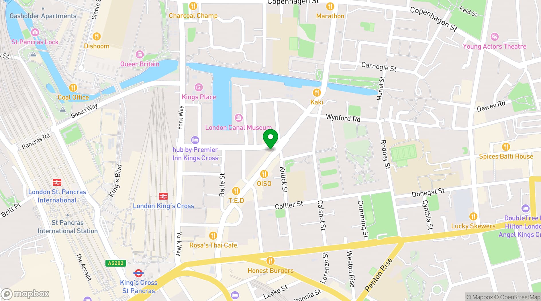Map showing SIMI