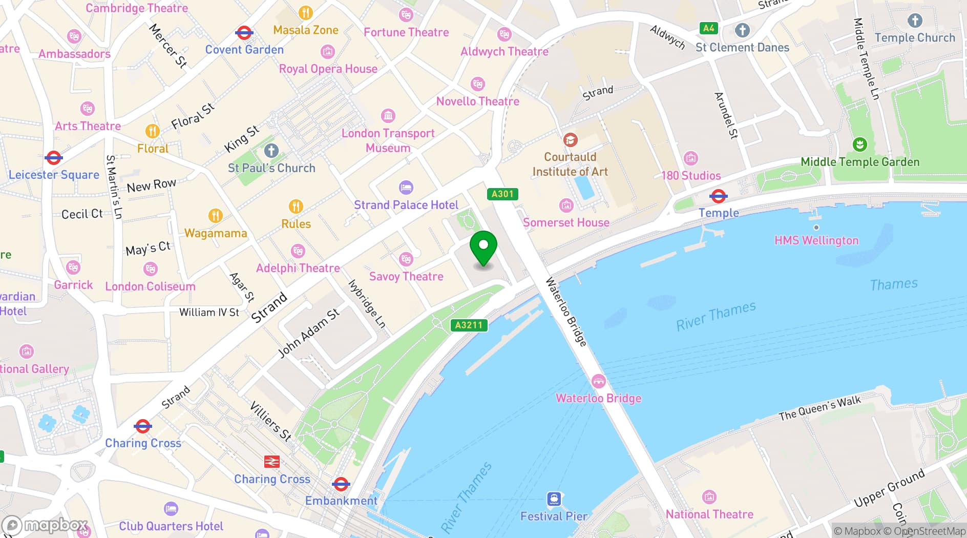 Map showing IET London: Savoy Place