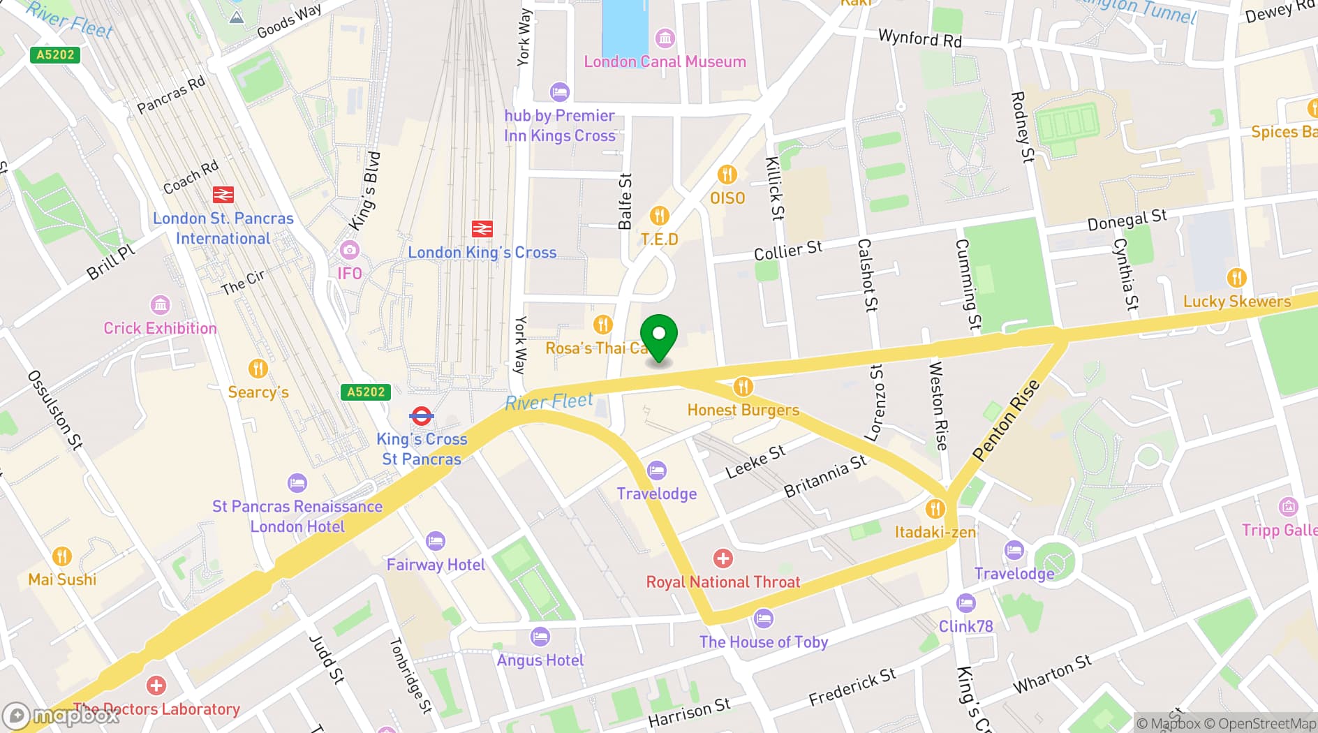 Map showing Minsony