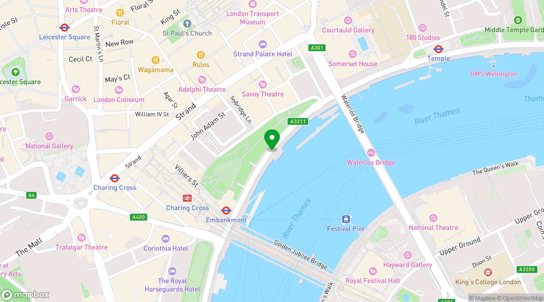 Map showing BUSTRONOME