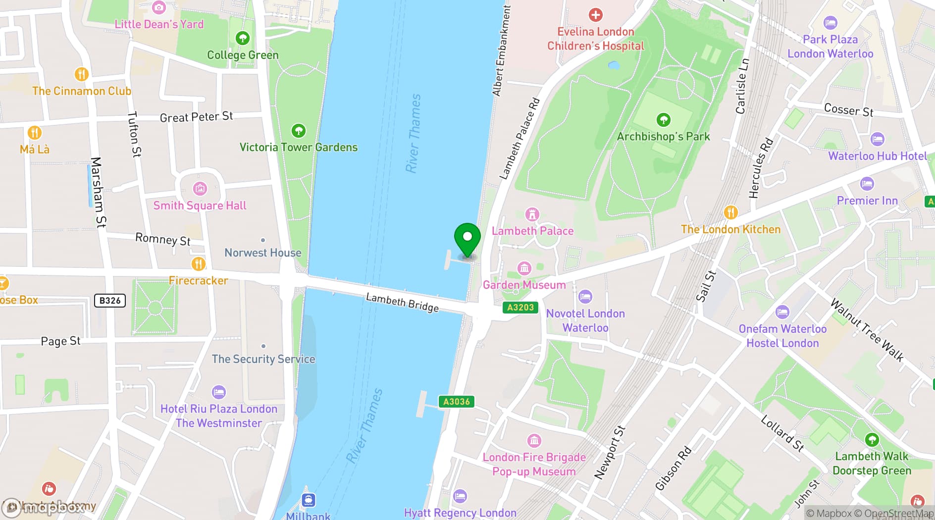 Map showing Excellence