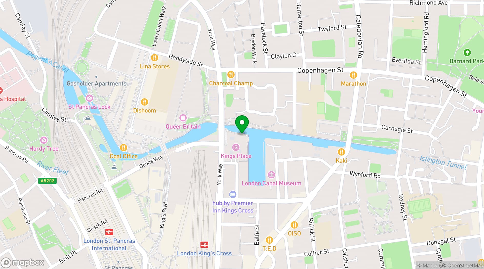 Map showing Rotunda Bar and Restaurant 