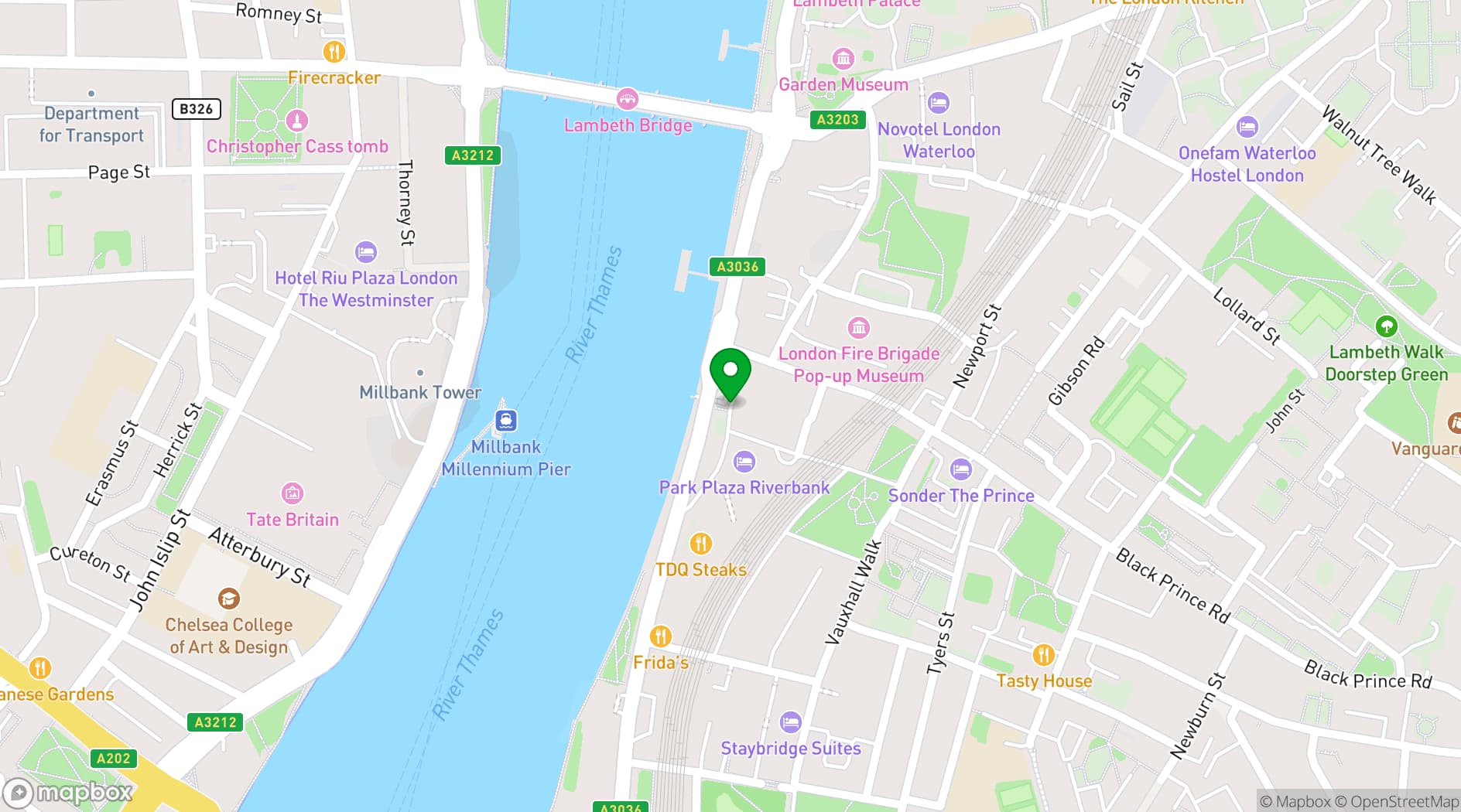 Map showing Mezemiso, Rooftop Restaurant & Shisha Terrace