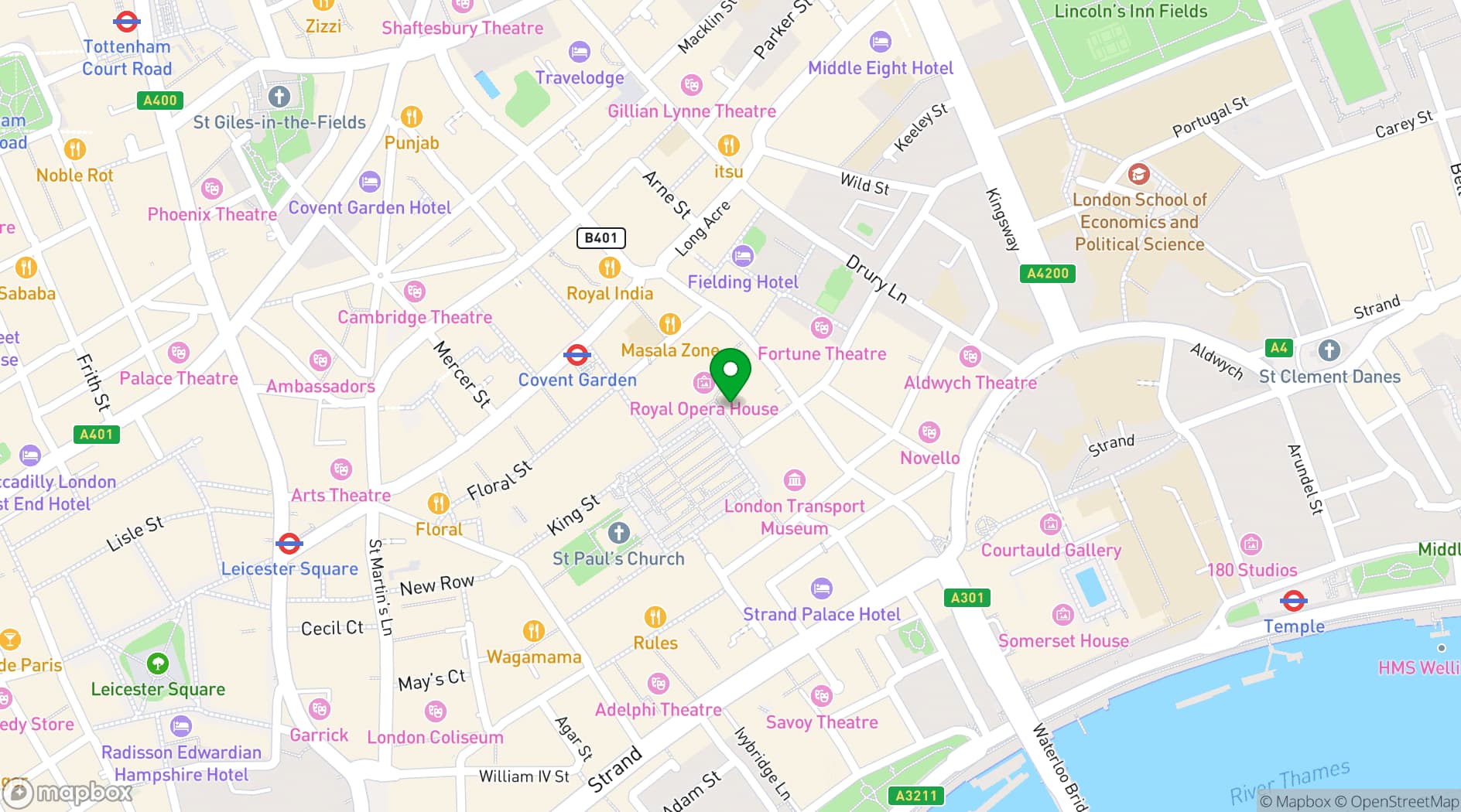 Map showing Buns&Buns 